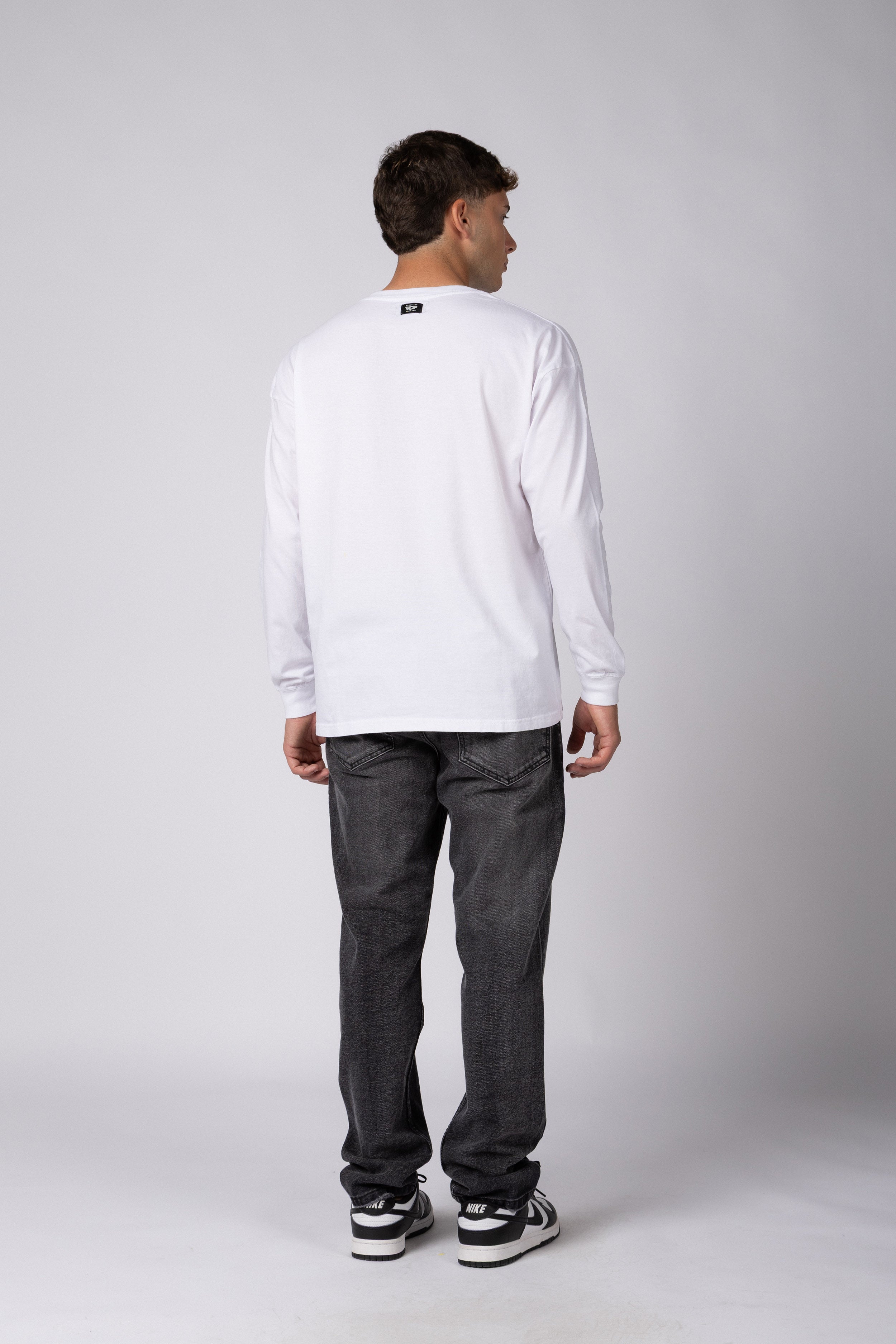 Remera Manga Larga Adam Blanca