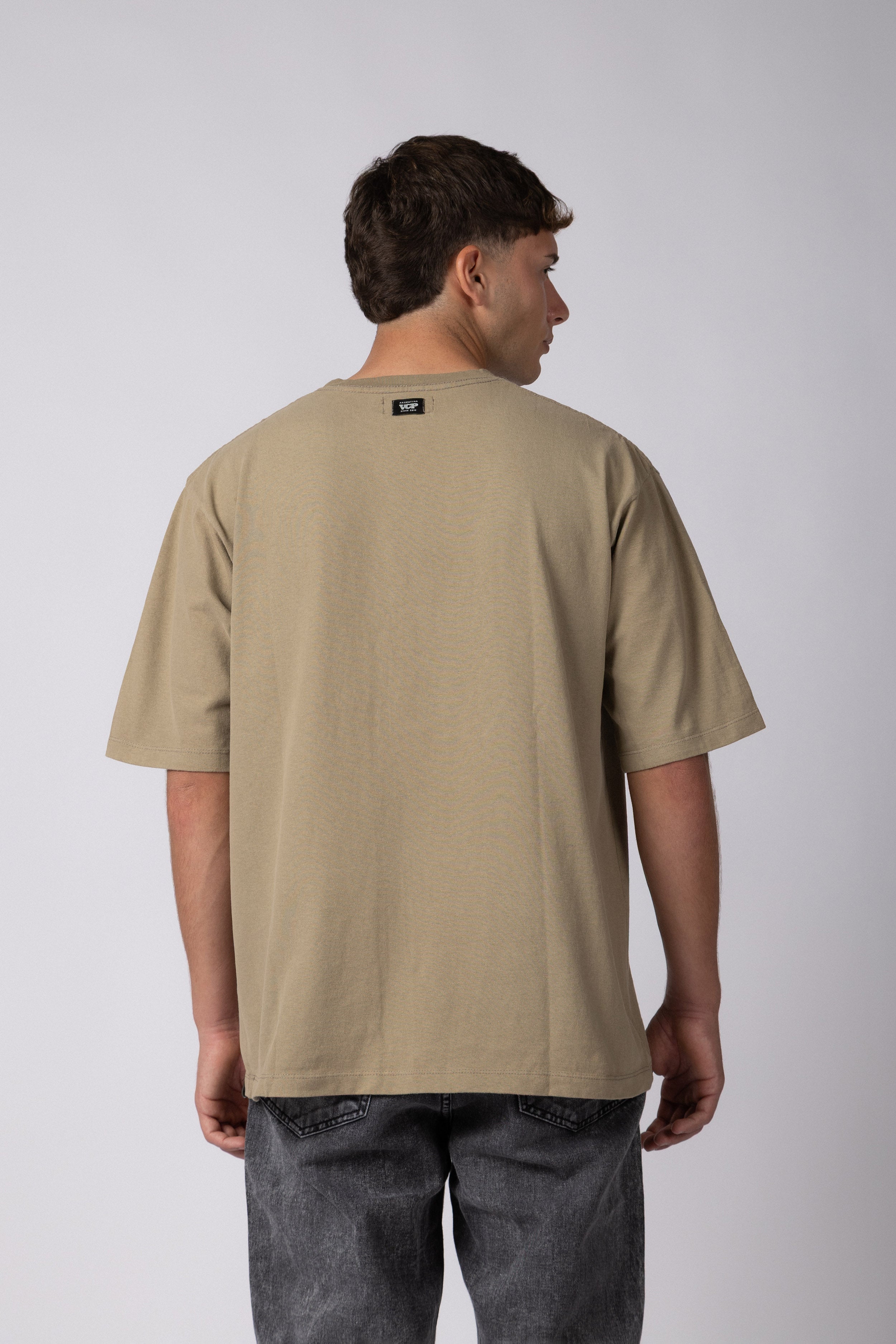 Remera Over Carl Beige