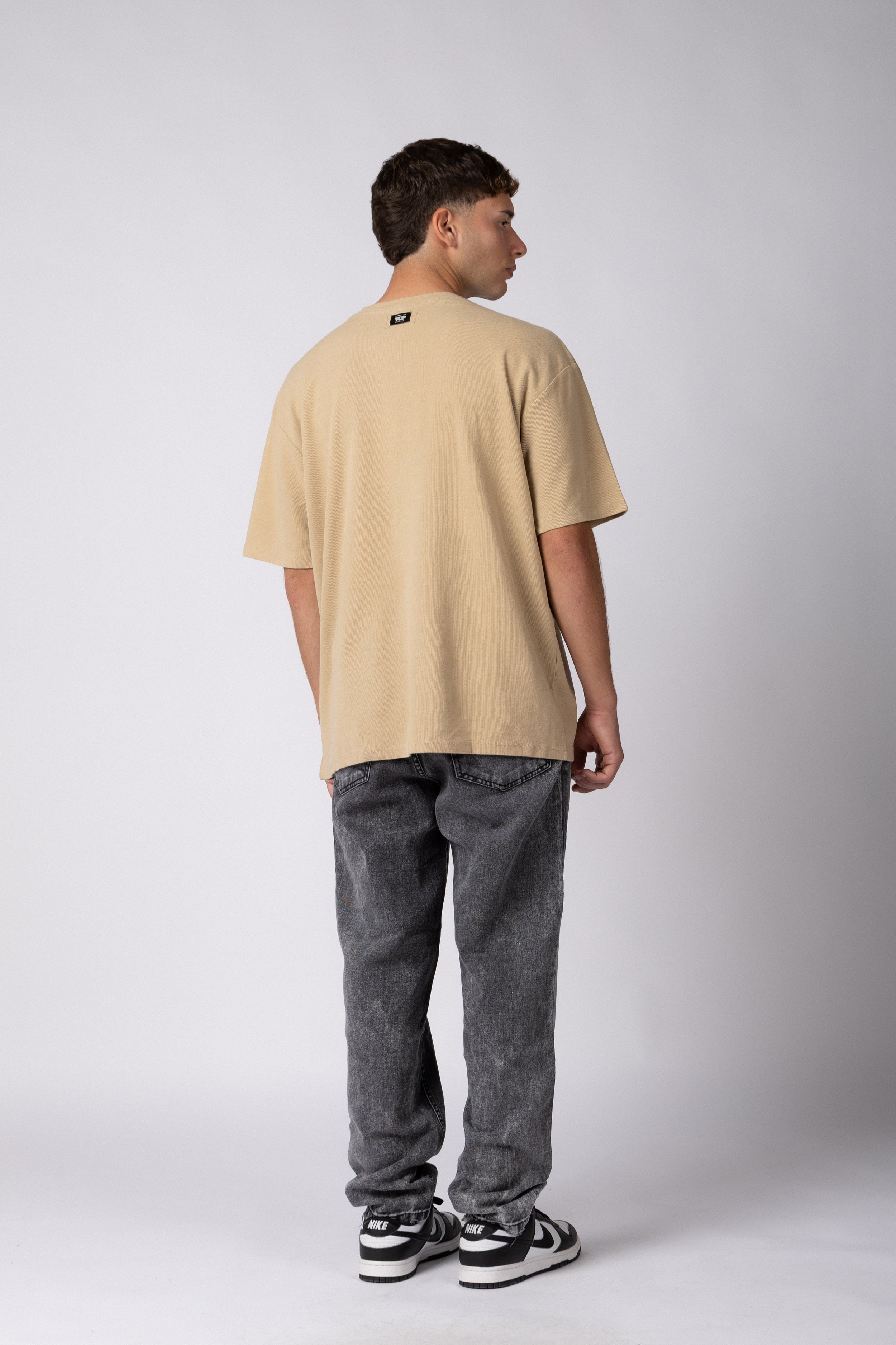 Remera Over Fylo Beige