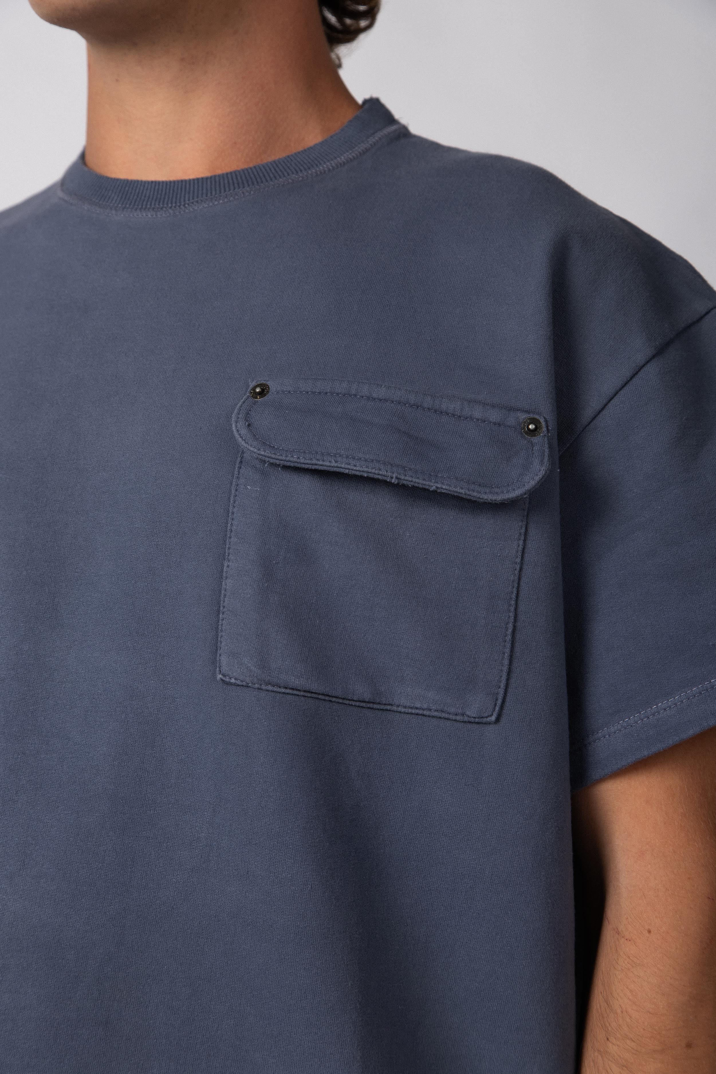 Remera Rustico Over Glow Navy