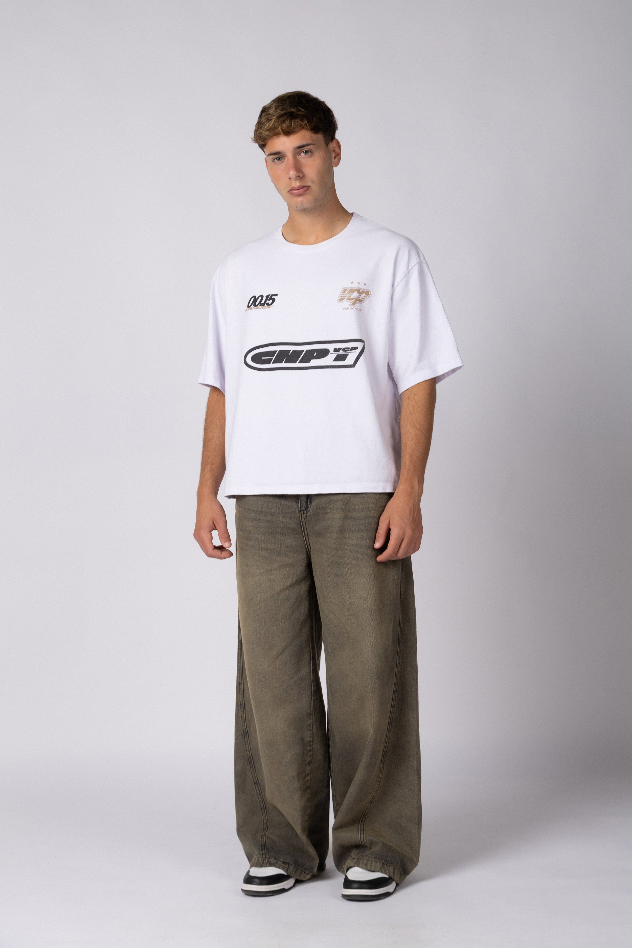 Remera Boxy ZX Rally Blanca