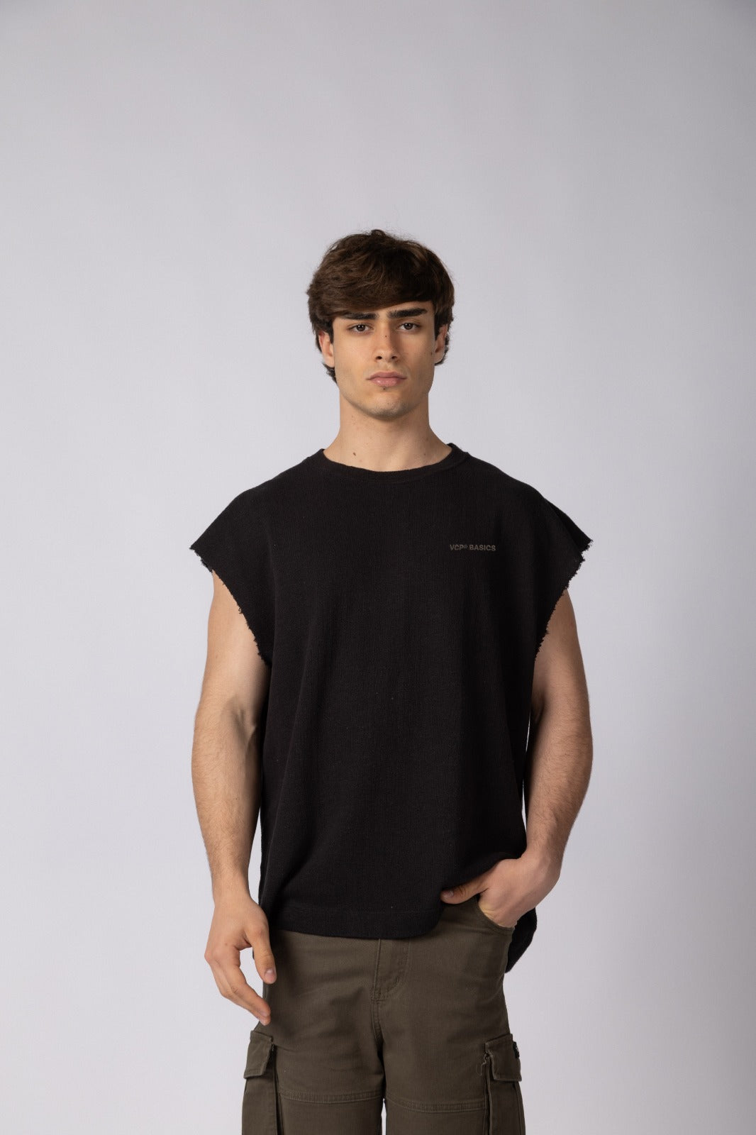 Musculosa Sudadera PK Registry Negra