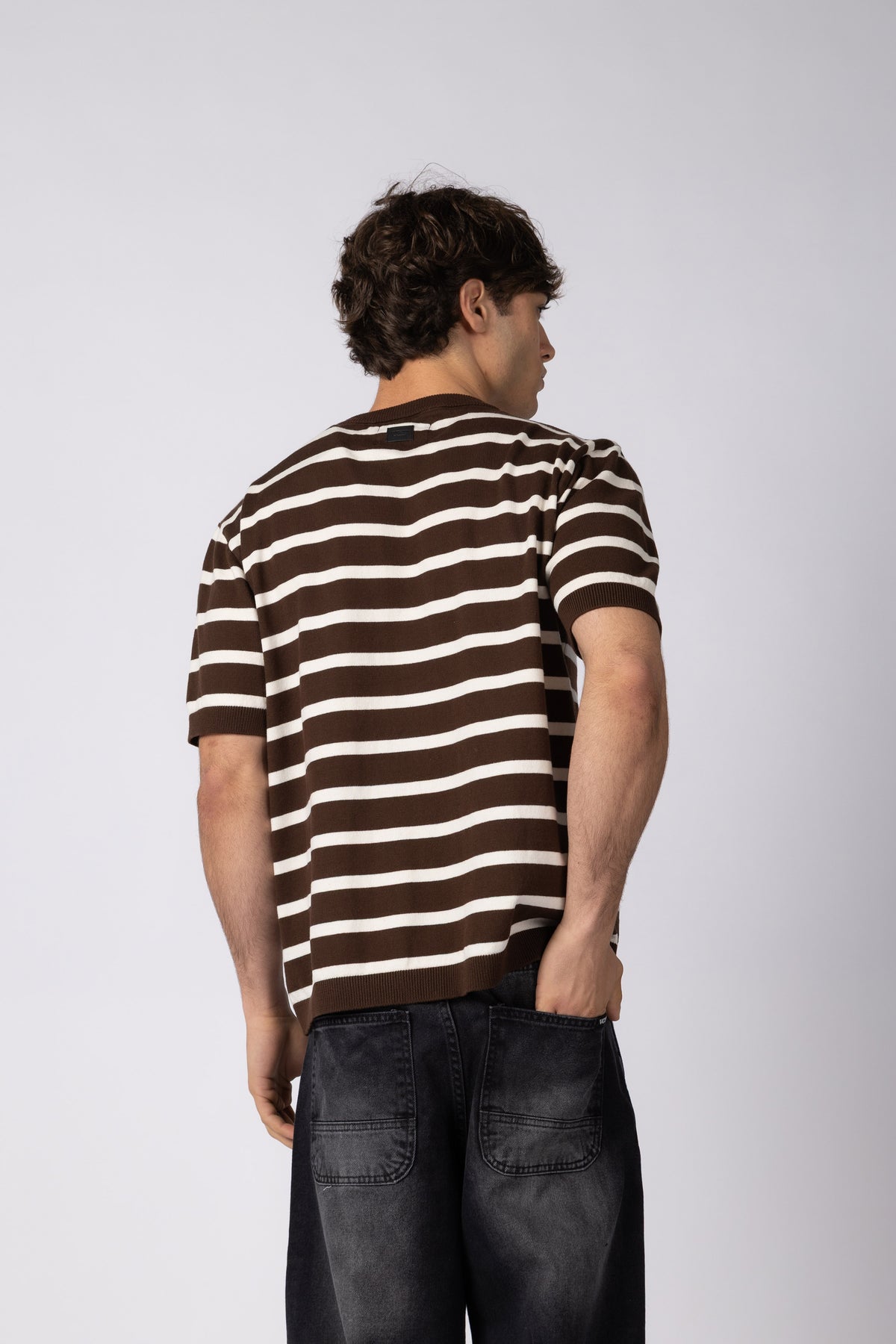 Remera Tejida Kross Choco