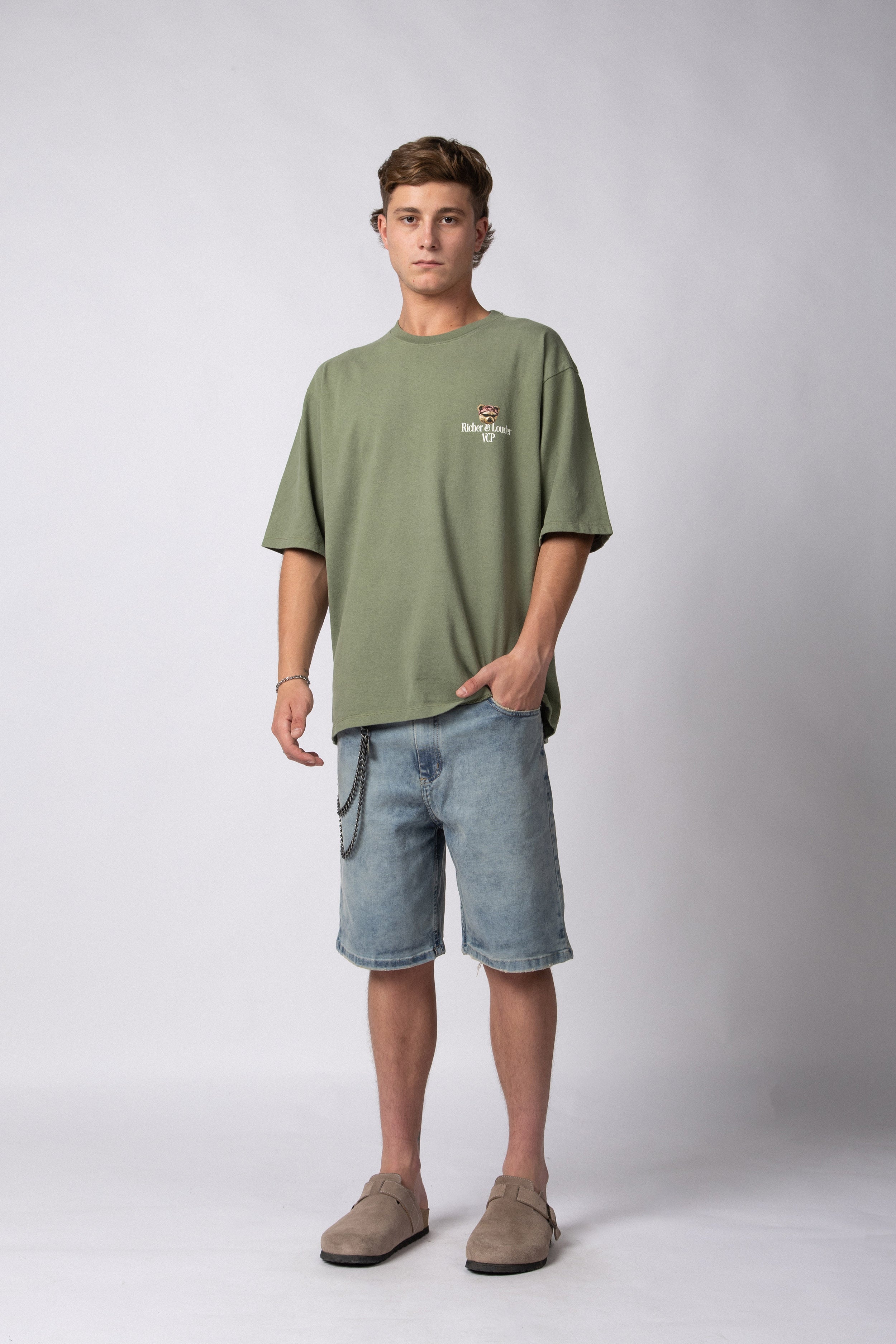 Remera Over Rhy Richer Militar