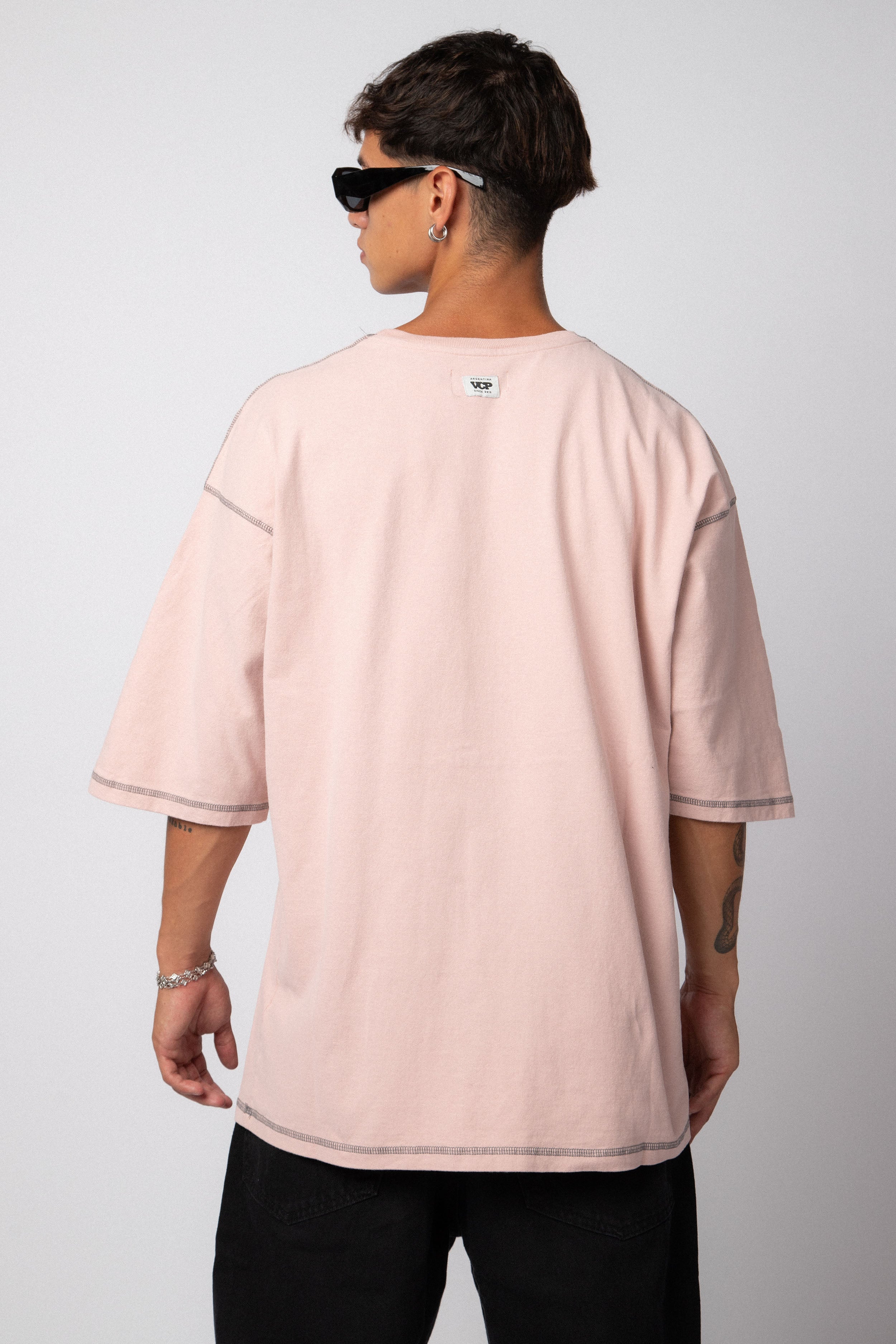 Remera Over-Size Riley Rosa