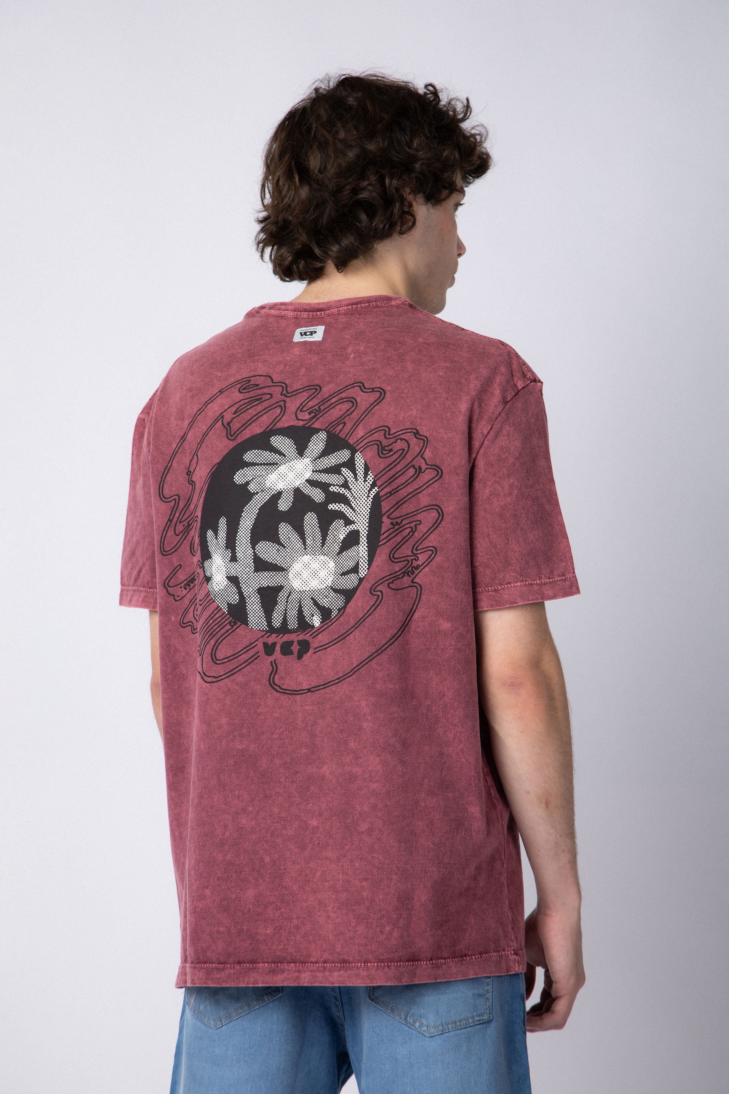 Remera DB Sunflower Bordo