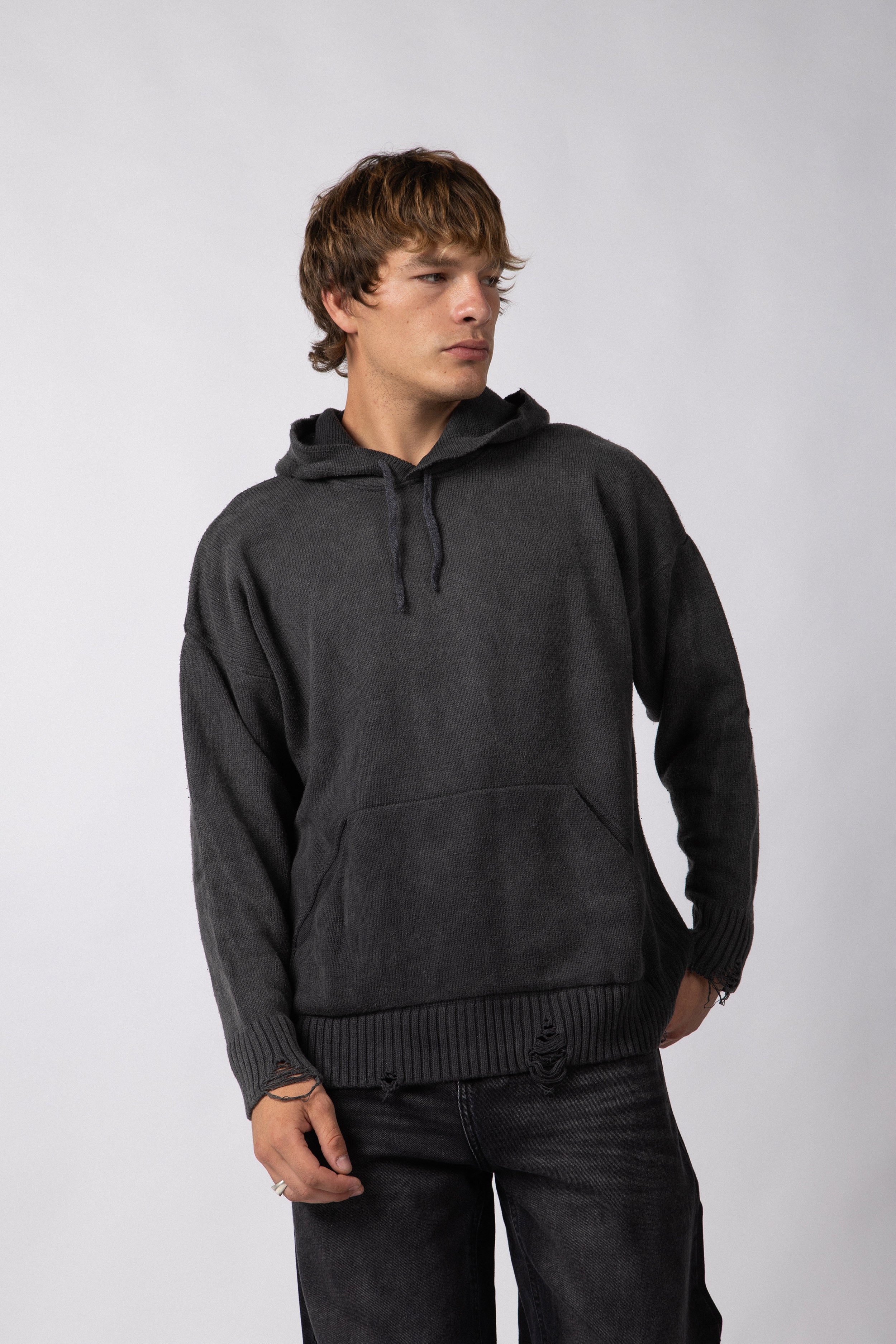 Sweater Canguro Mother Negro