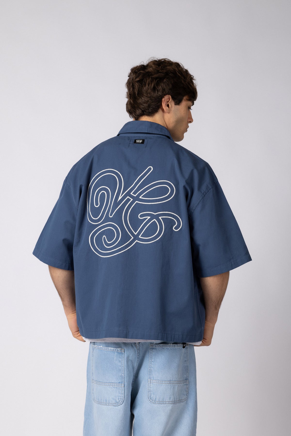 Camisa Manga Corta Kye Sigil Navy