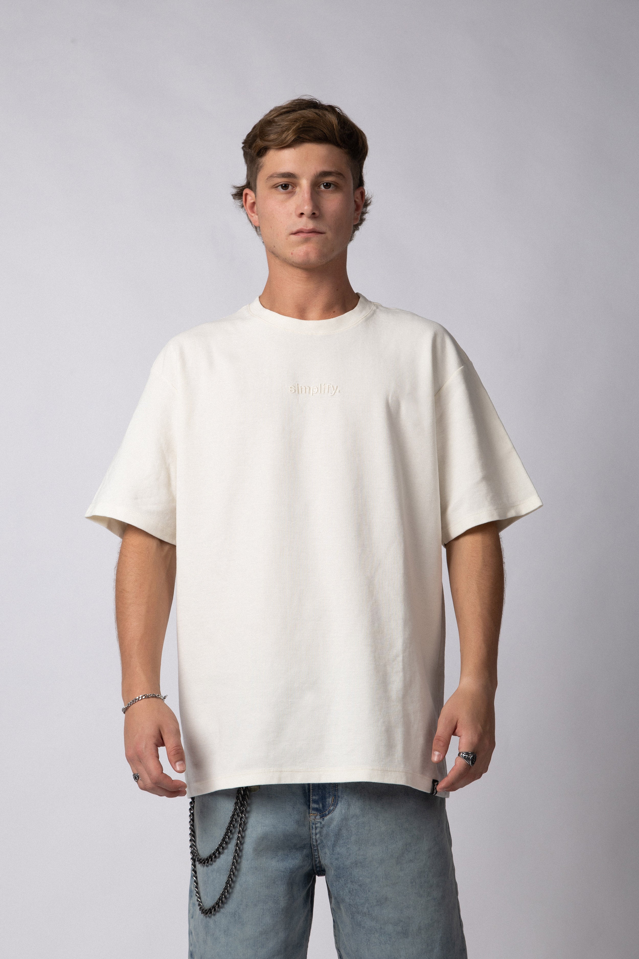 Remera Over Hana Simplify Crudo