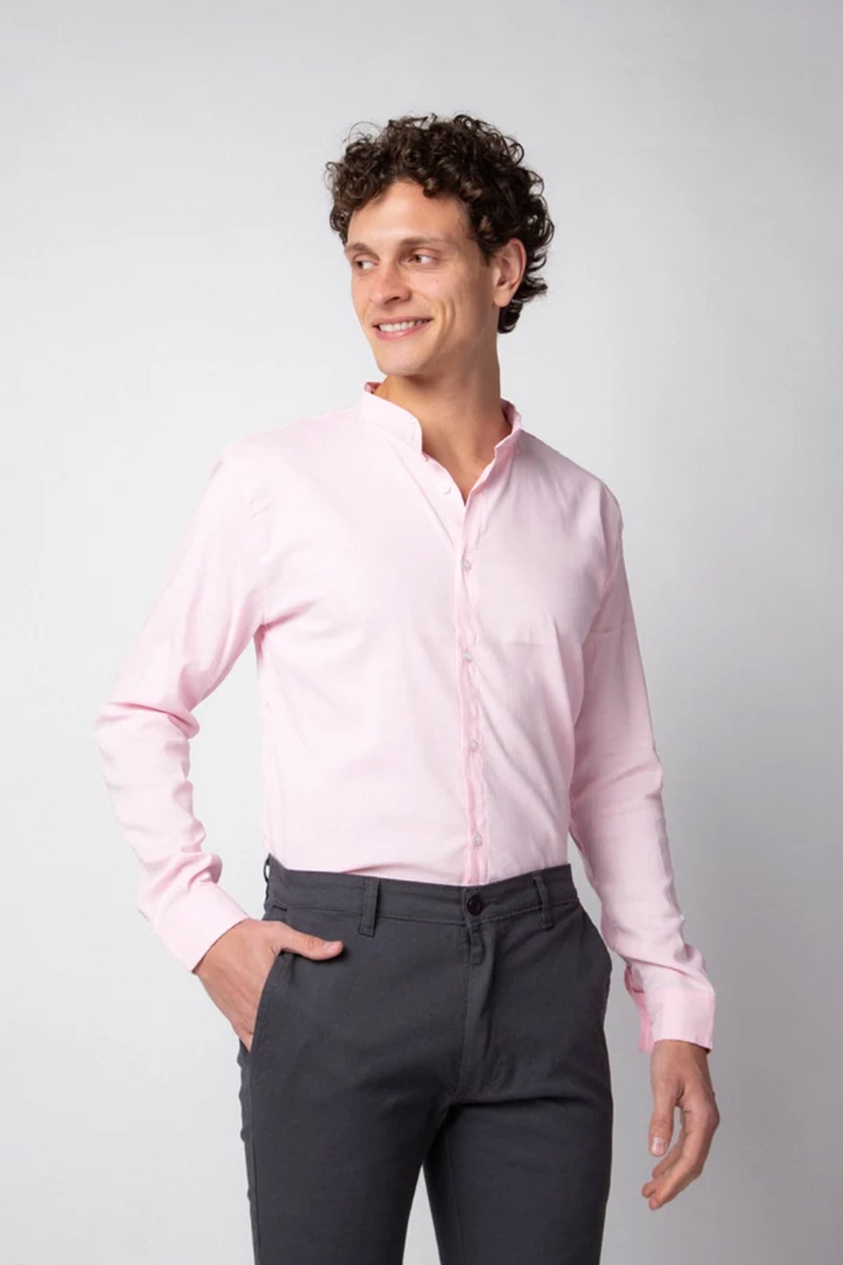 Camisa Manga Larga Mao Rosa