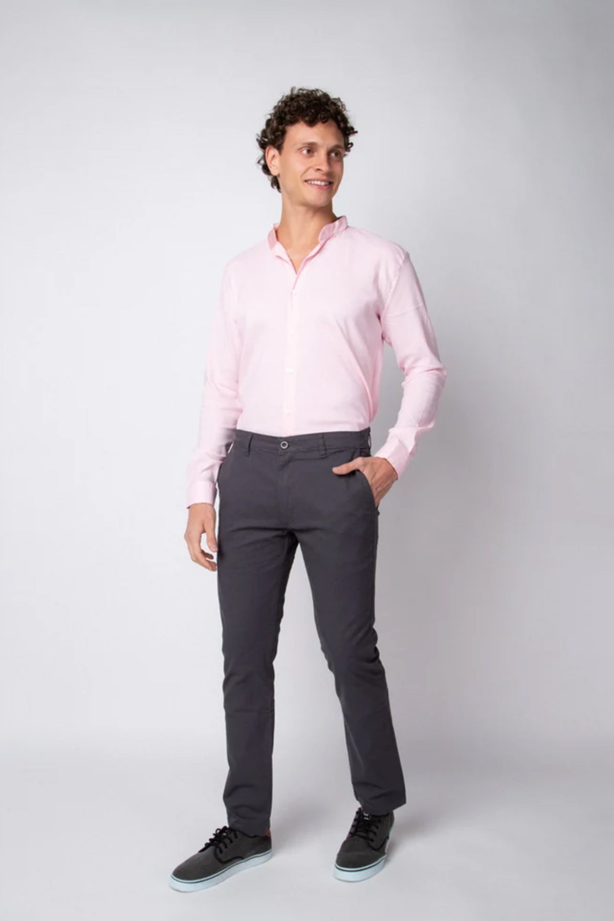 Camisa Manga Larga Mao Rosa