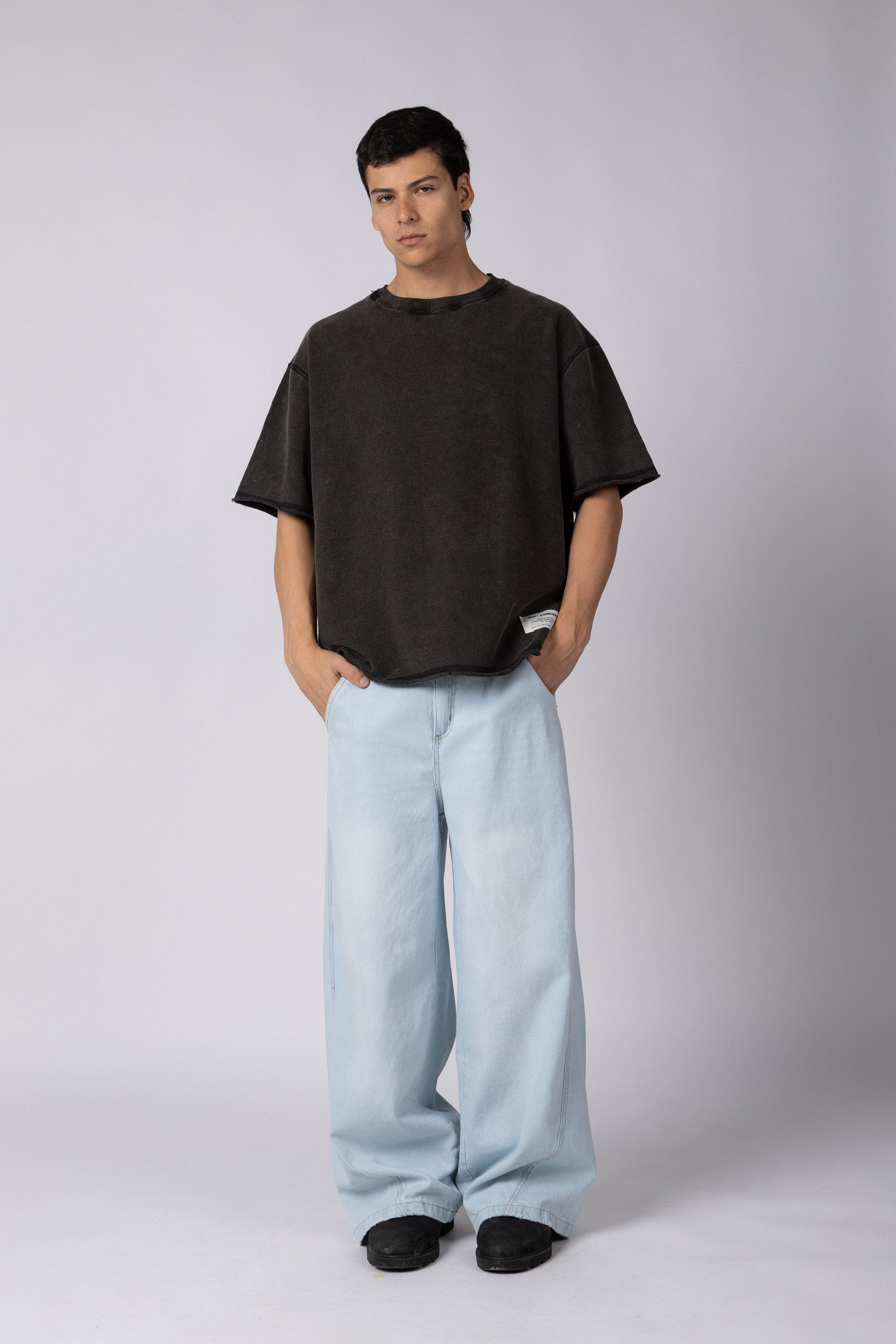 Jean Baggy Tronk Sky