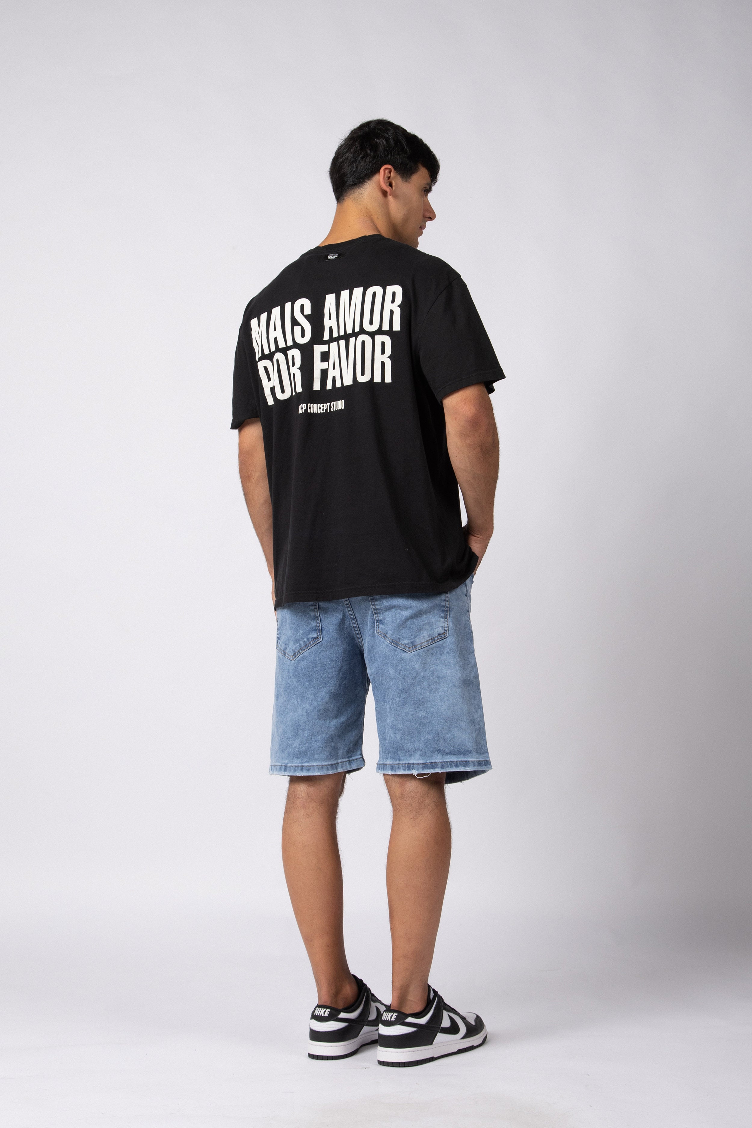 Bermuda Jean Racer Snow Celeste