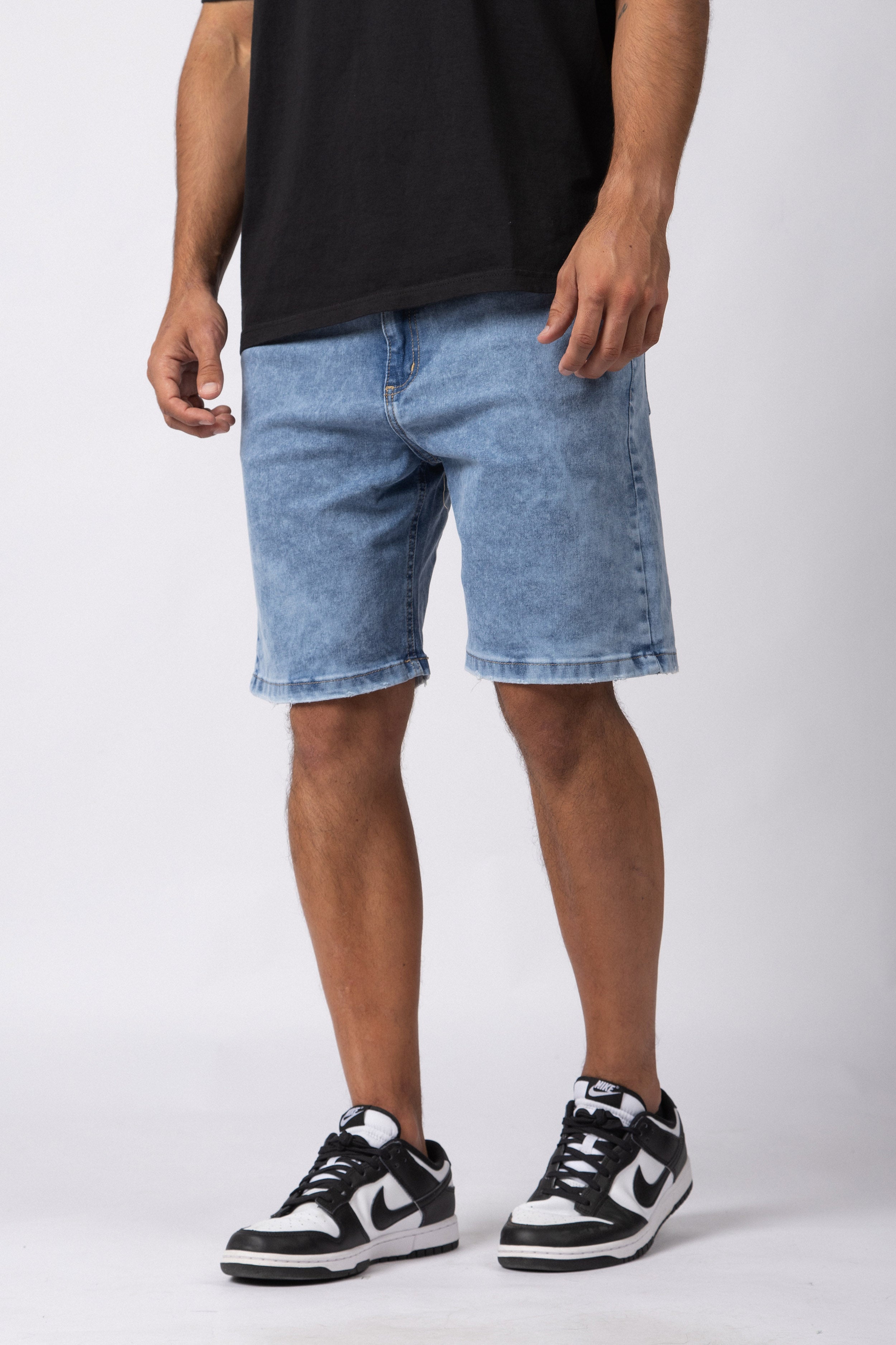 Bermuda Jean Racer Snow Celeste