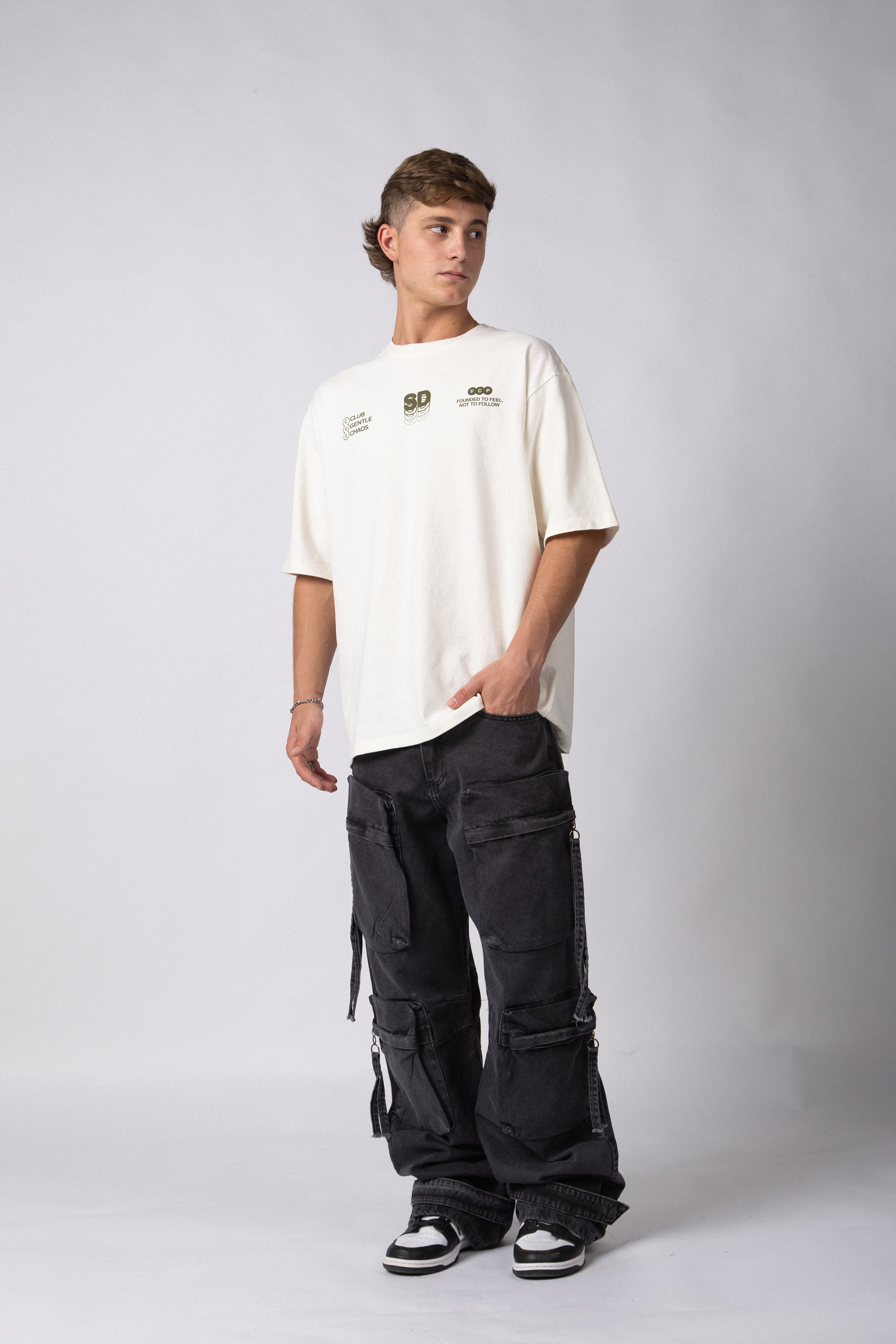 Remera Over Rhy Soft Crudo