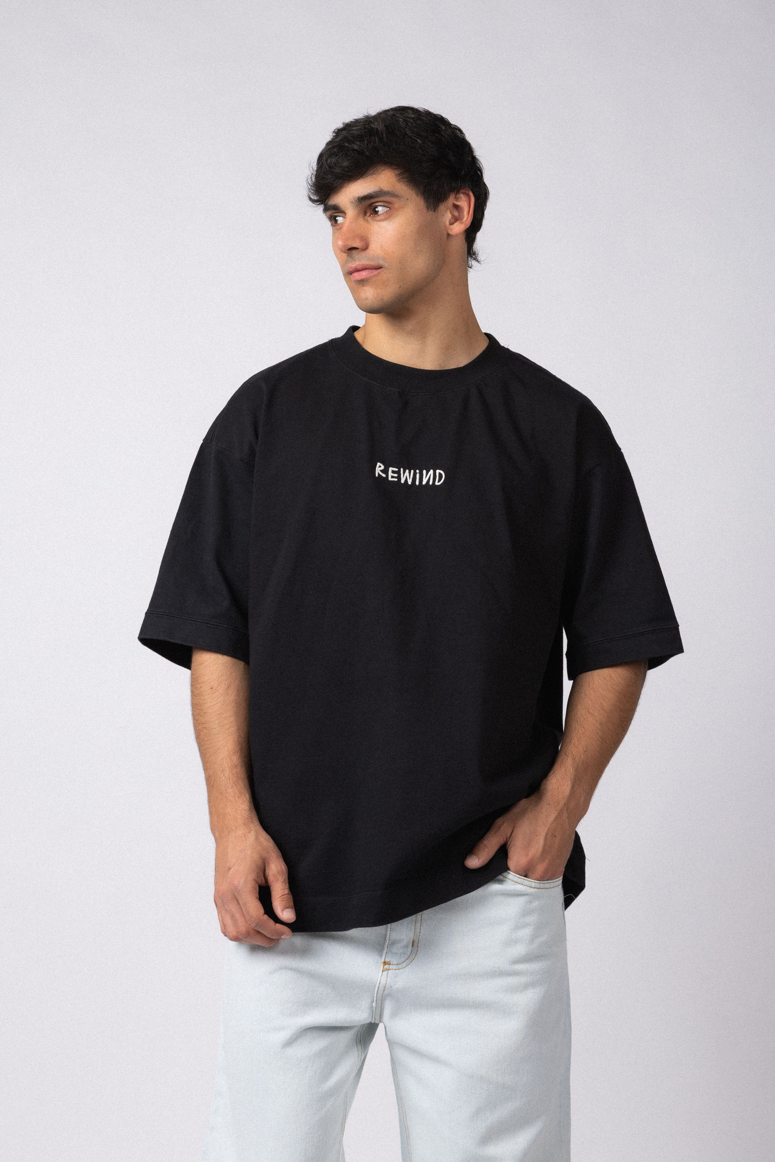 Remera Over GR Song Negra