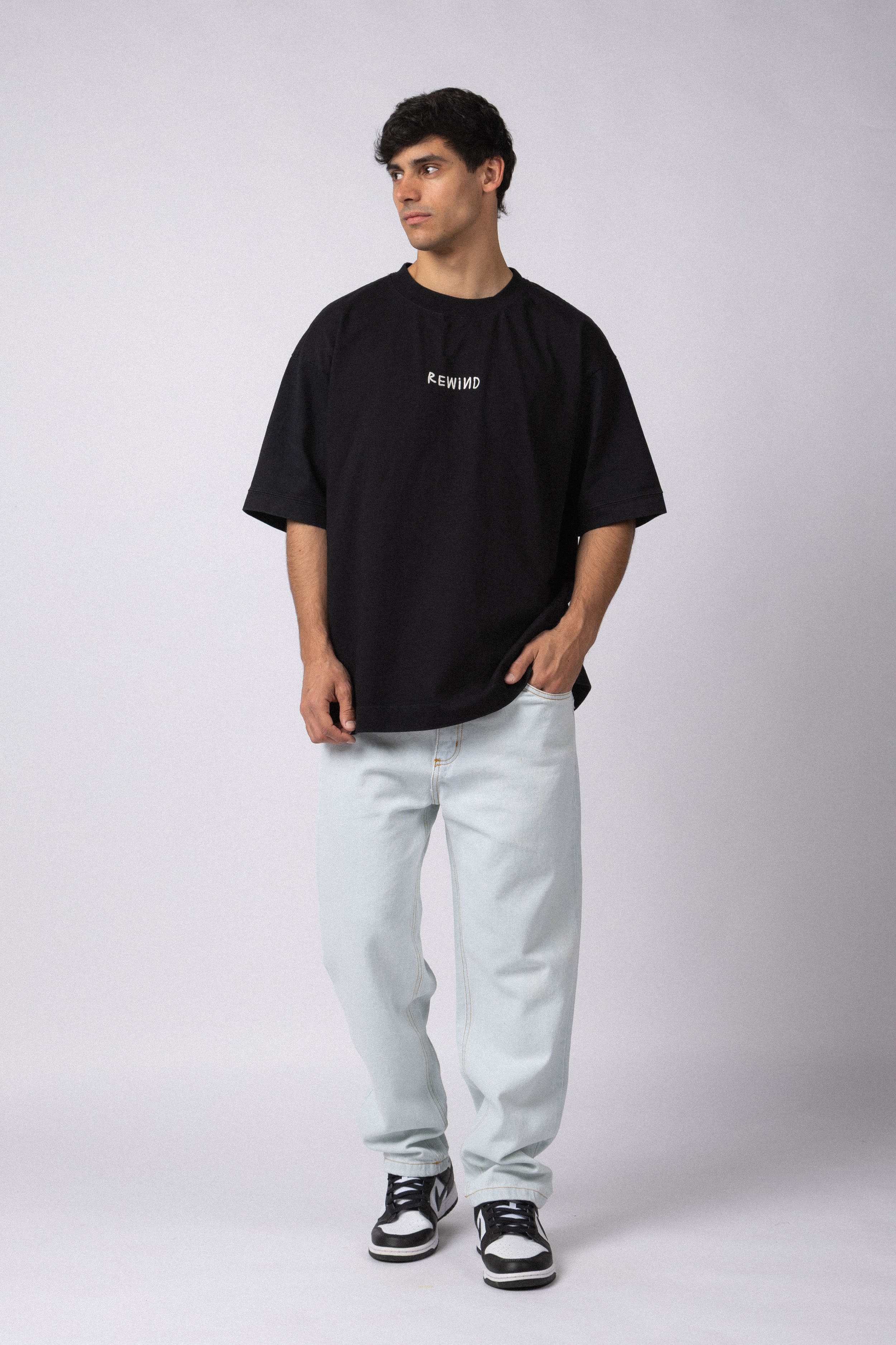 Remera Over GR Song Negra