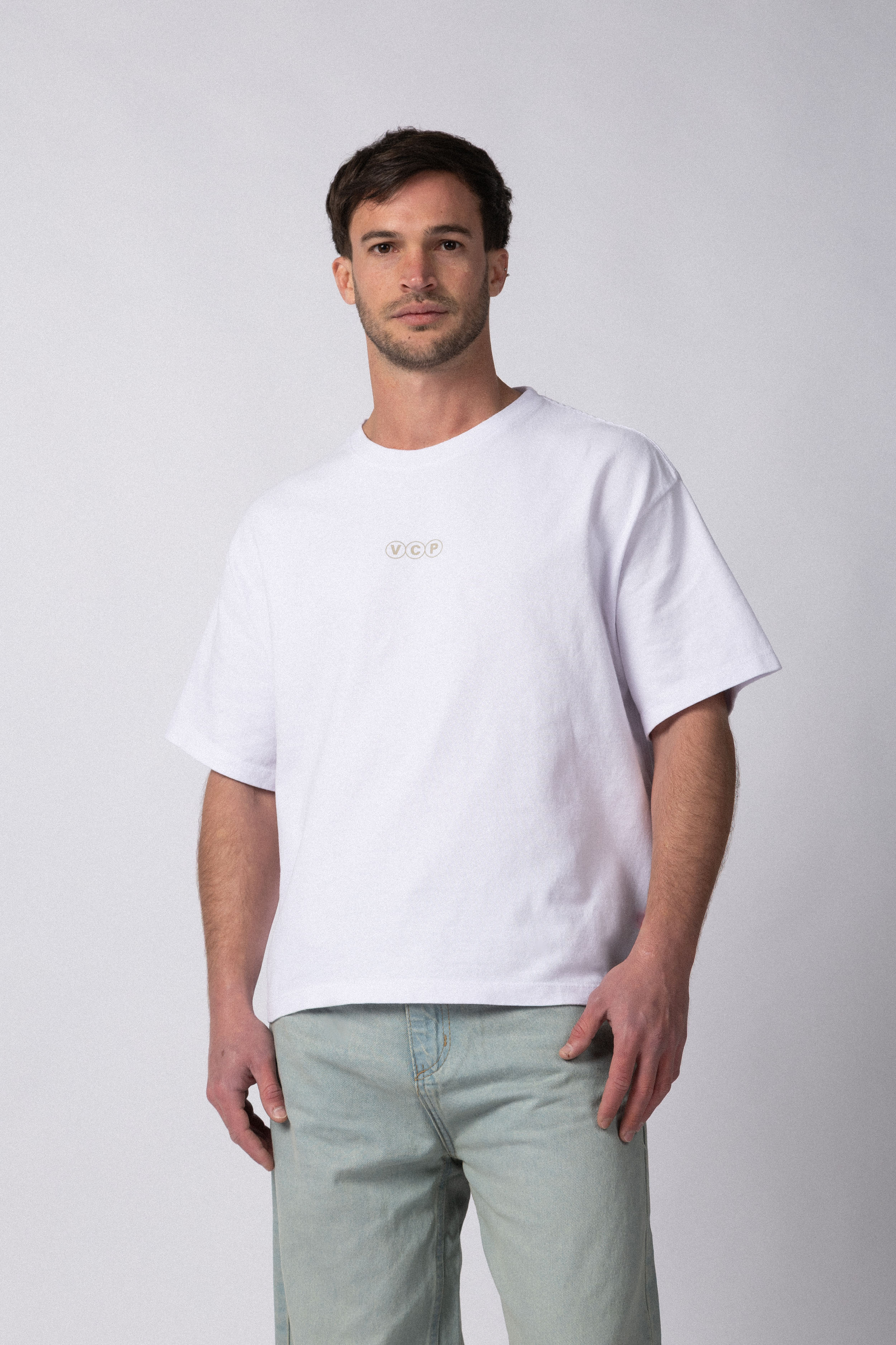 Remera Boxy South Blanca
