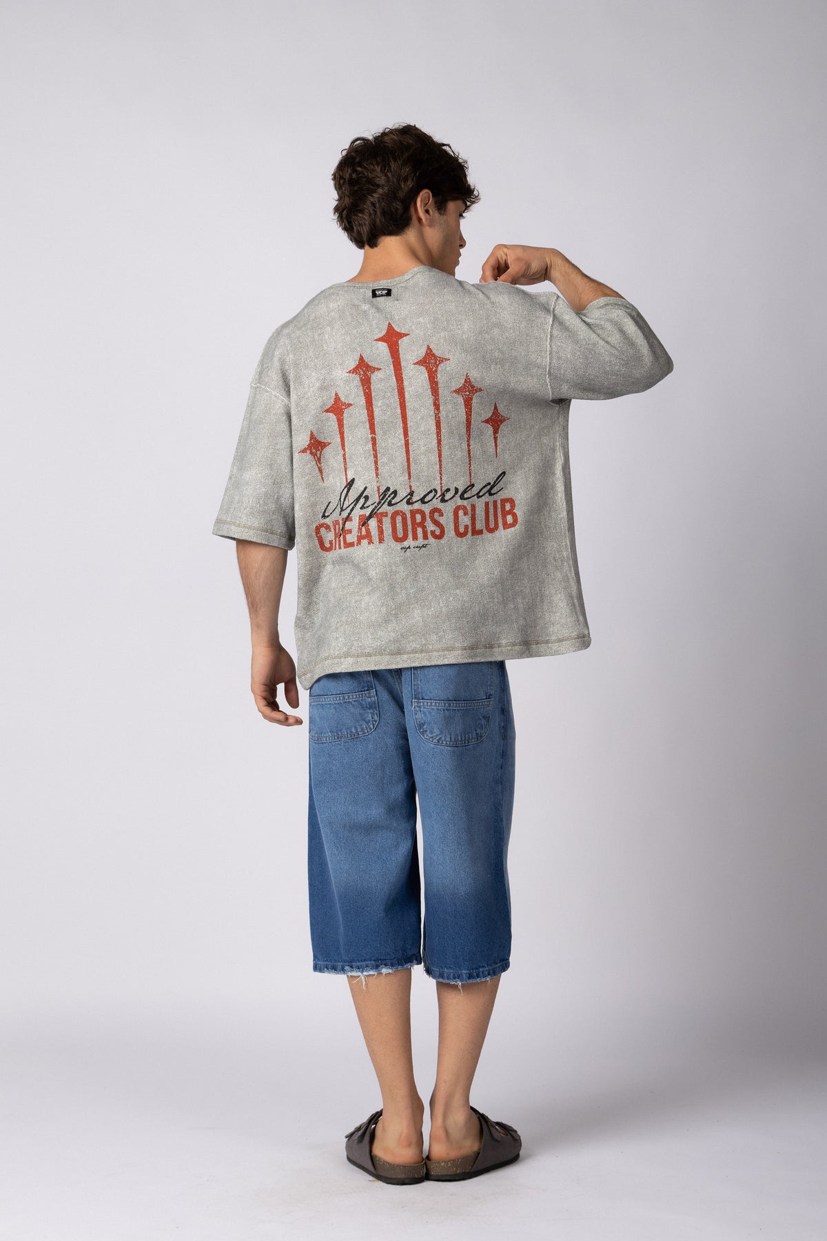 Remera Over Ika Spark Gris