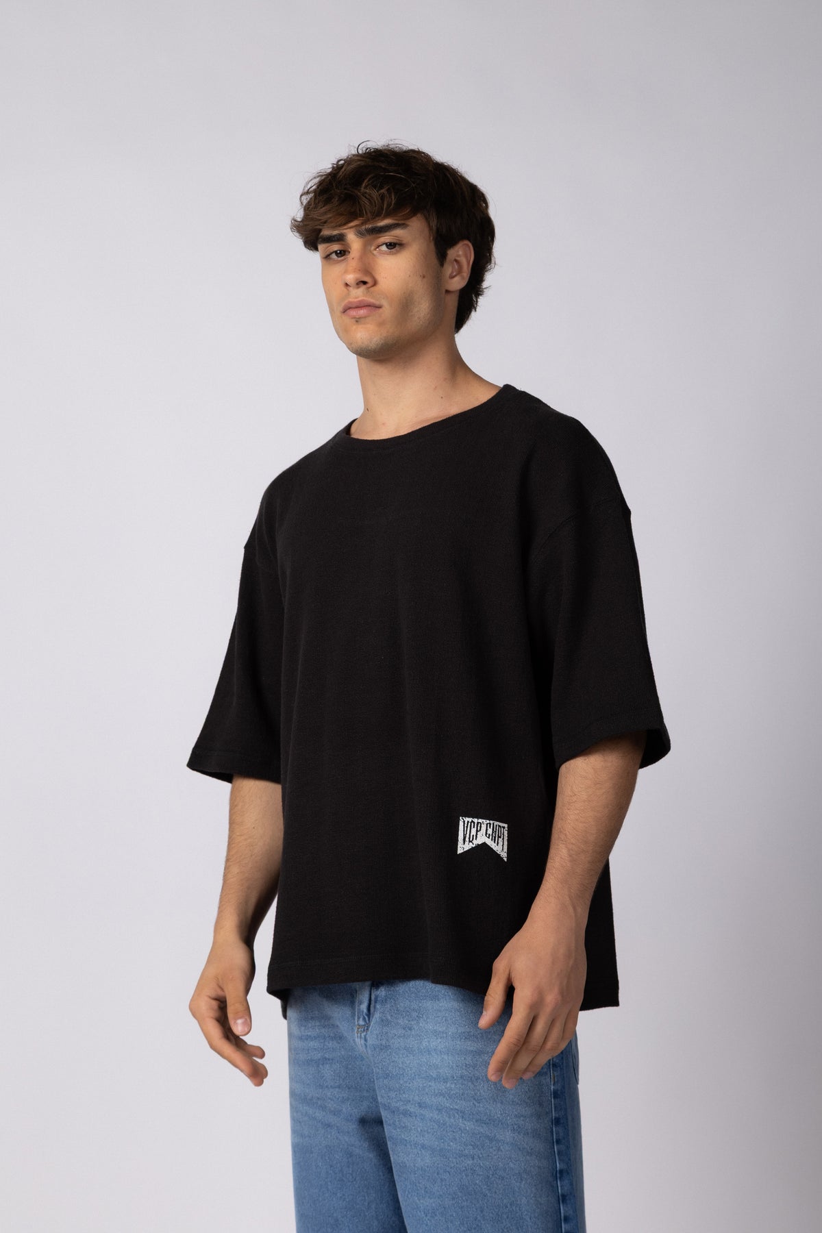 Remera Over Ika Spark Negra