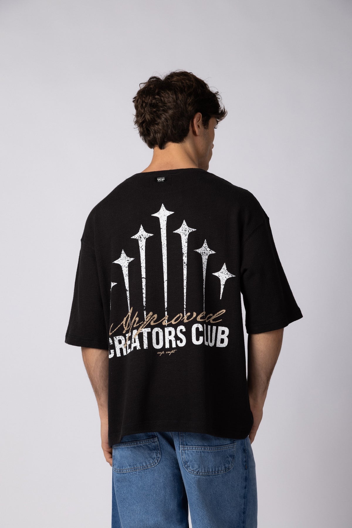 Remera Over Ika Spark Negra