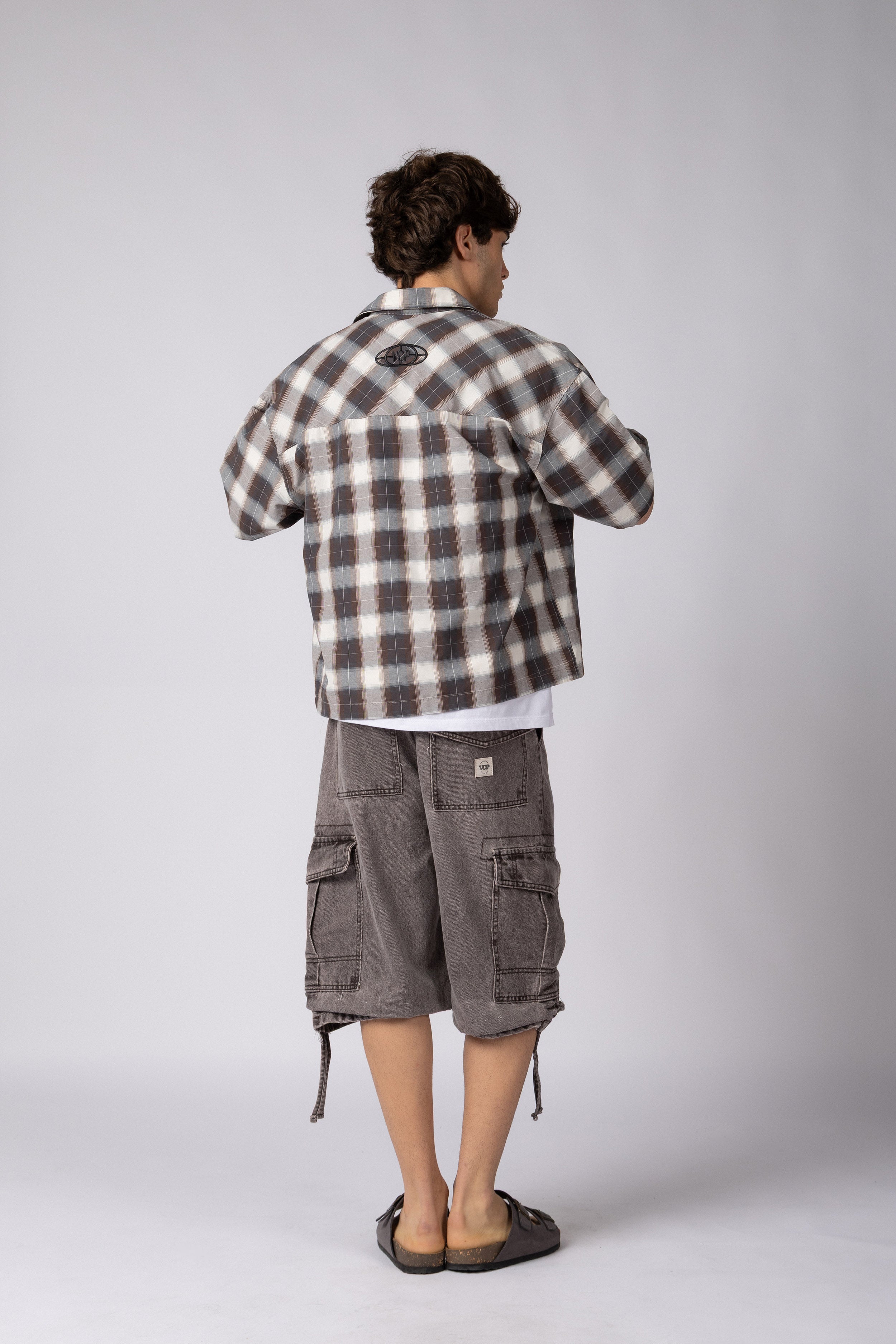 Camisa Manga Corta Fey Stack Choco