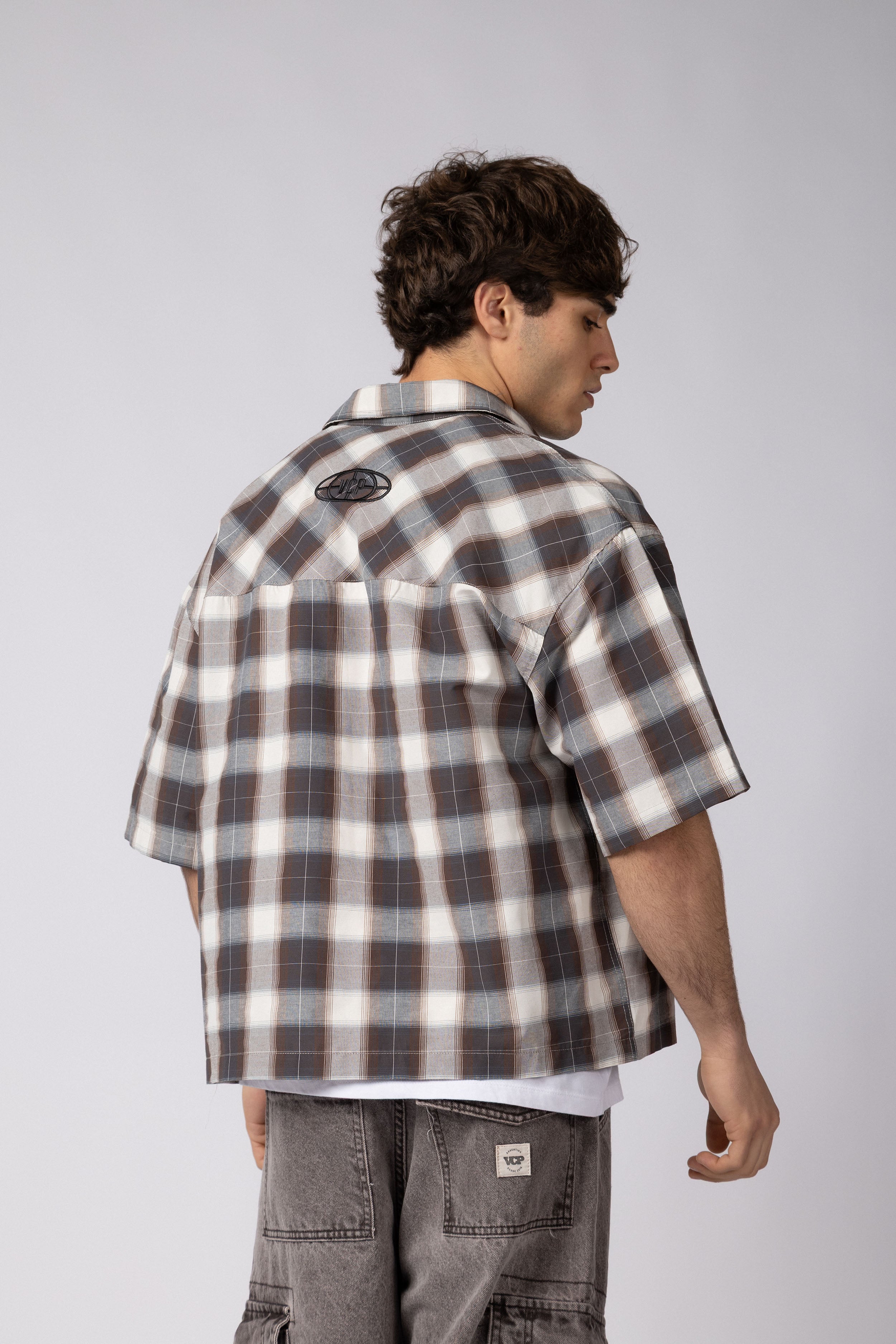 Camisa Manga Corta Fey Stack Choco