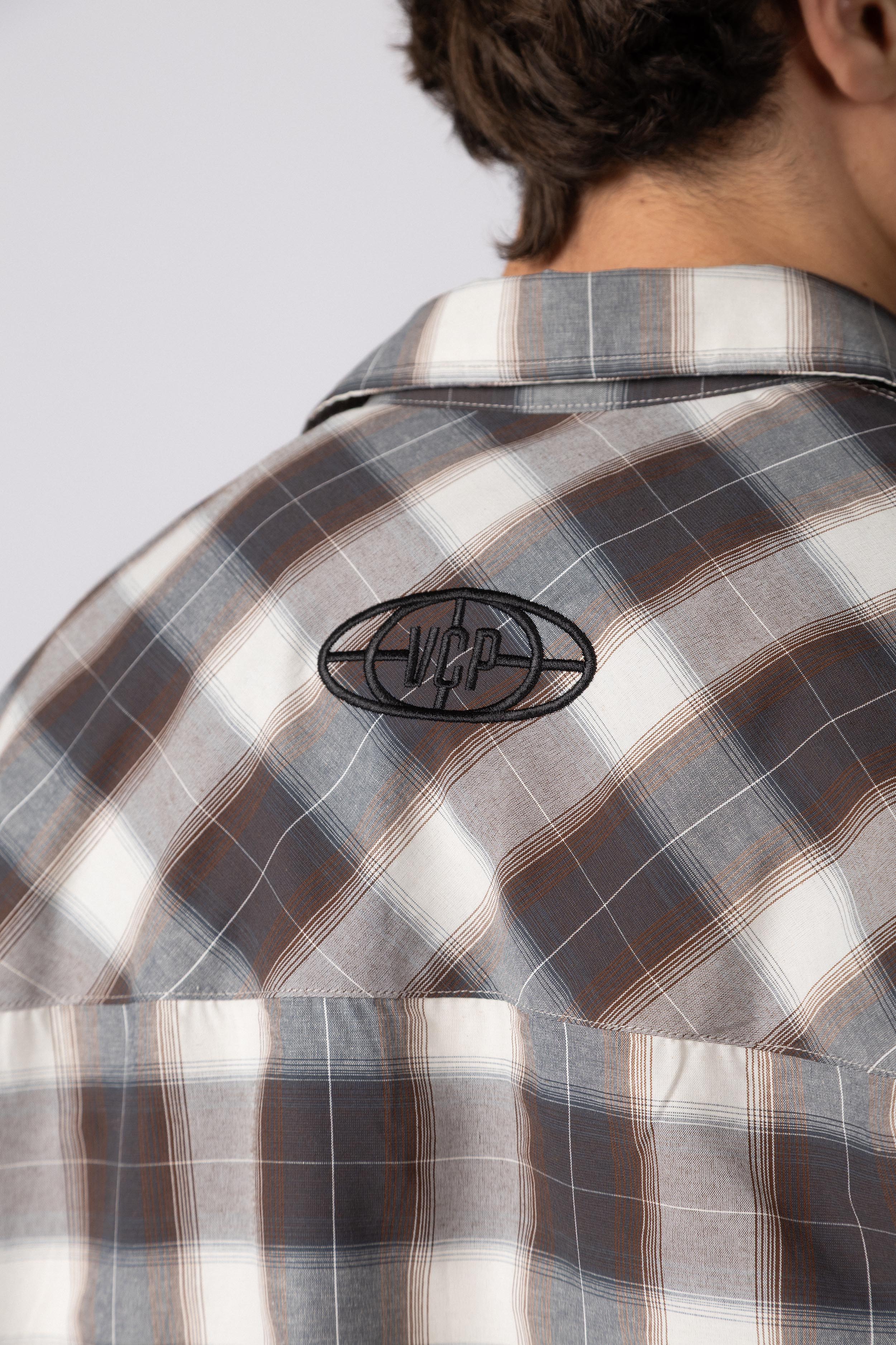 Camisa Manga Corta Fey Stack Choco