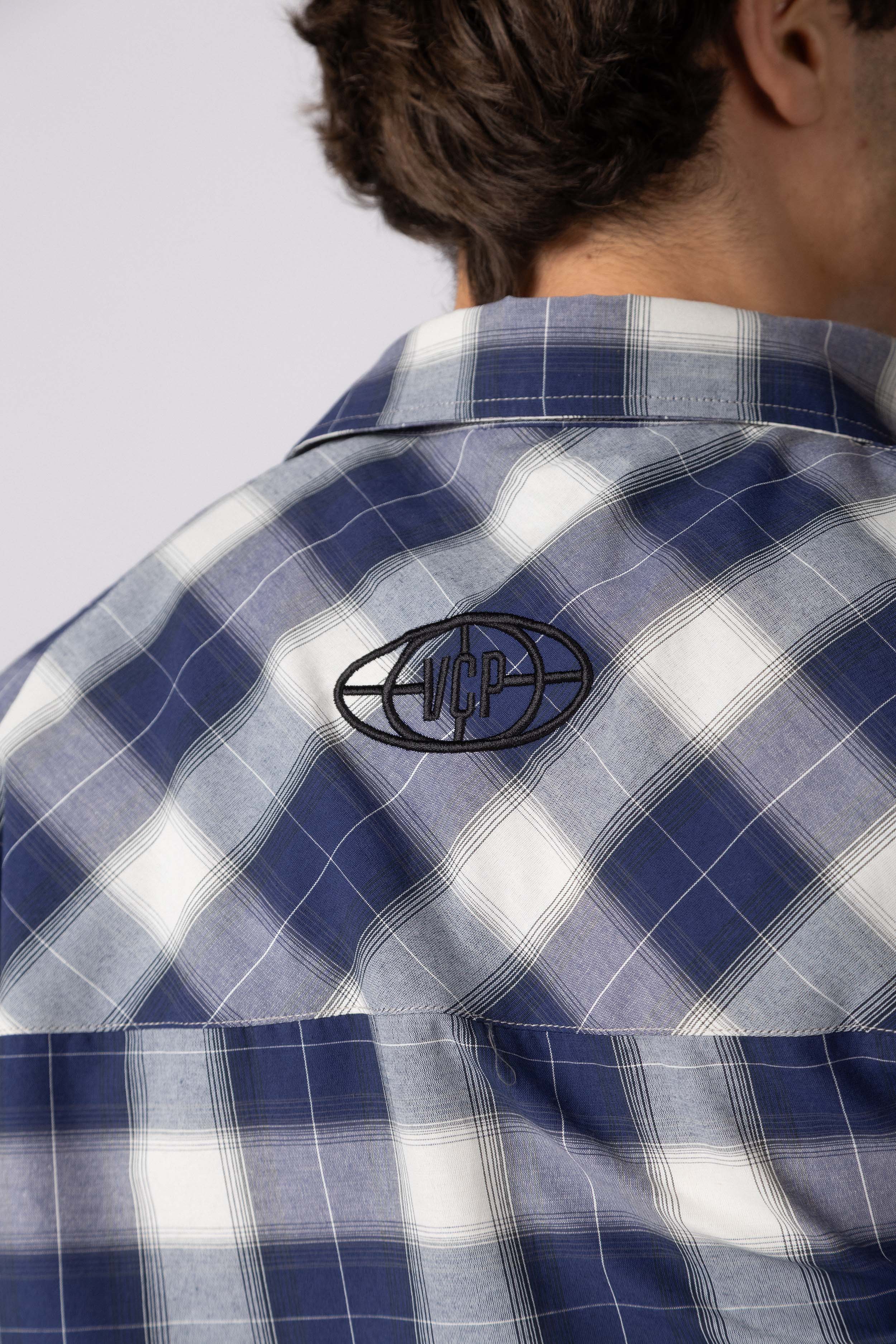 Camisa Manga Corta Fey Stack Navy