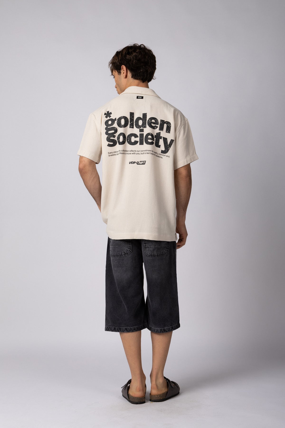 Camisa Manga Corta Lino Gig Status