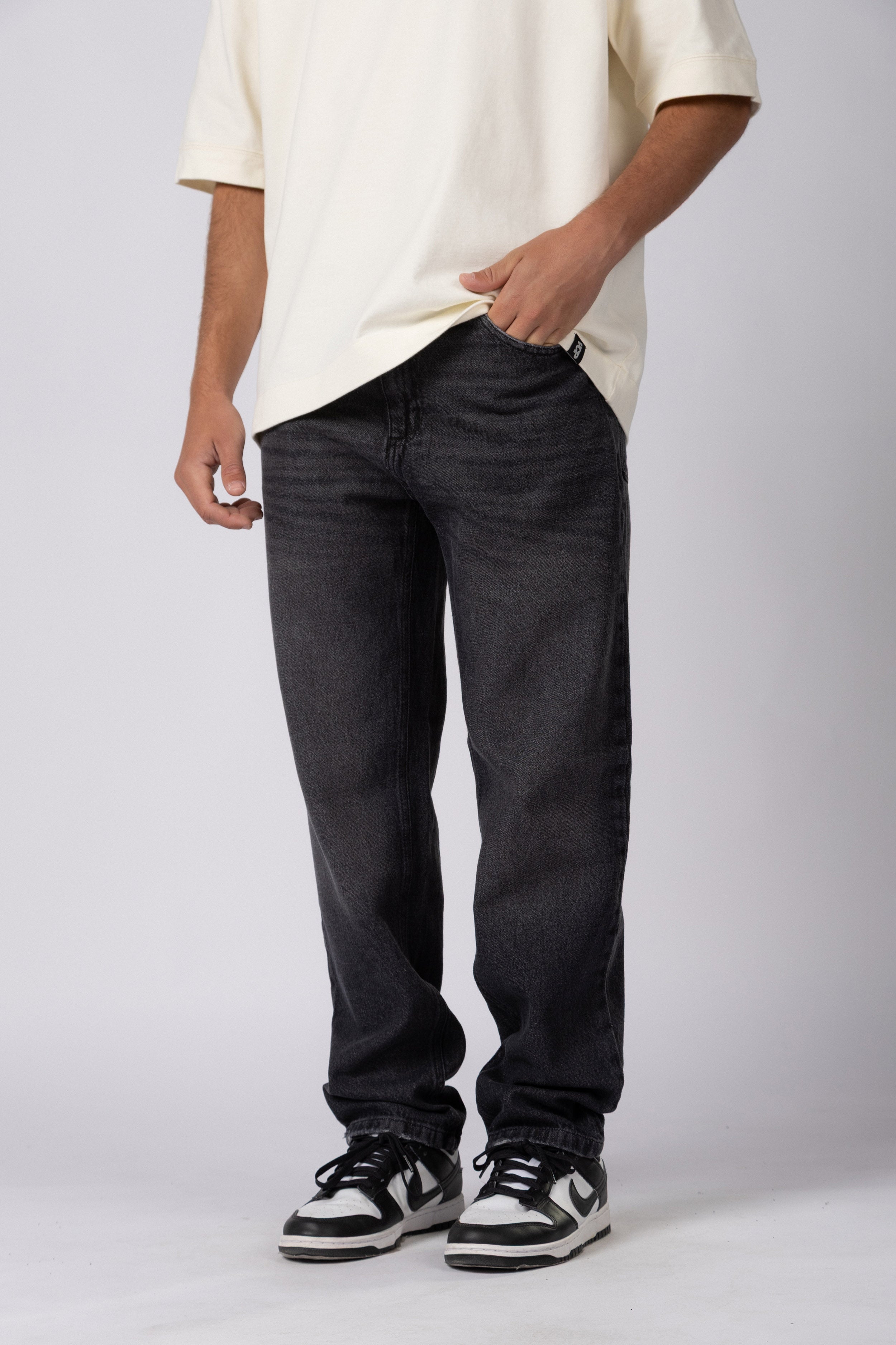 Jean Mom Turb Stone