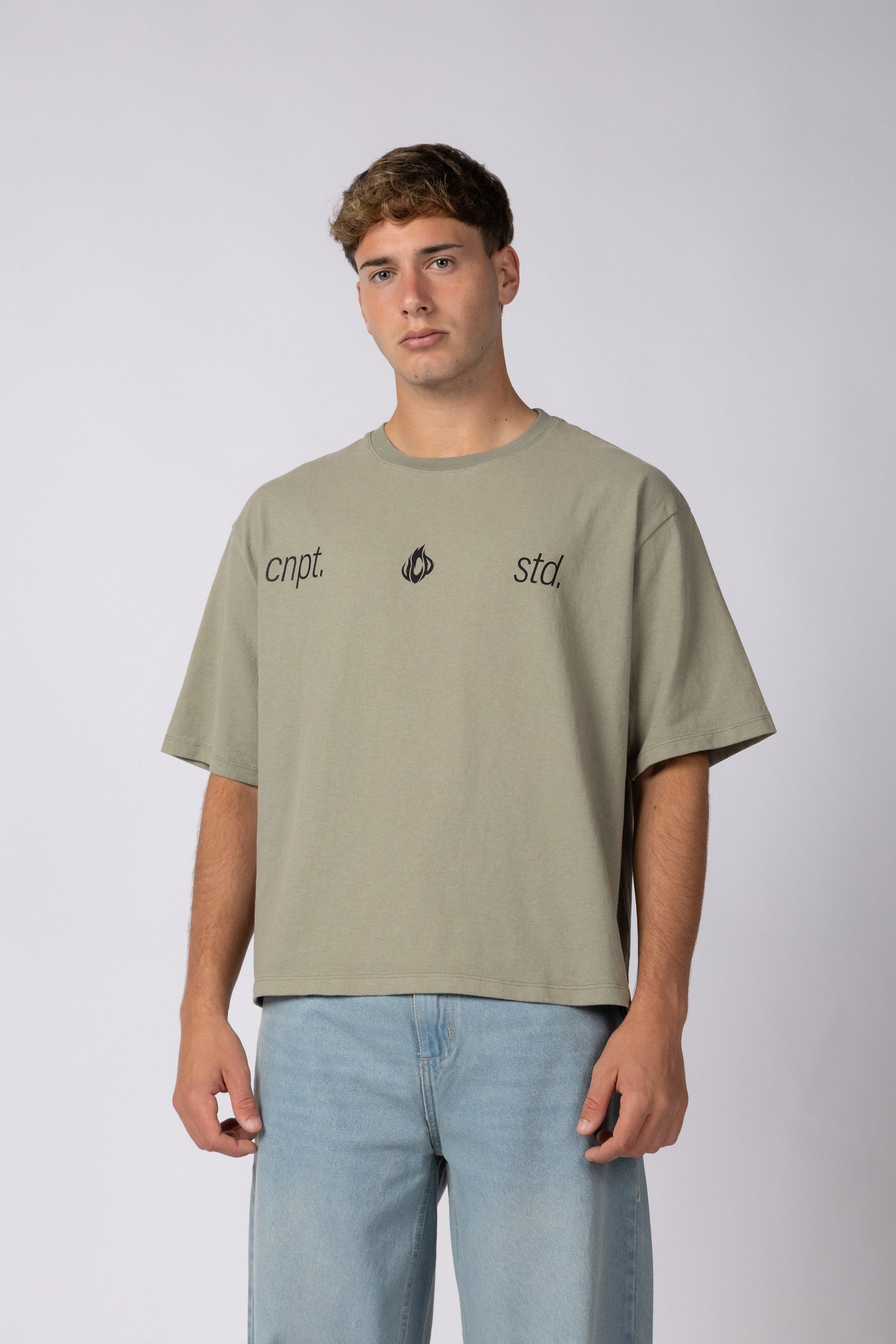 Remera Boxy ZX Switch Oliva