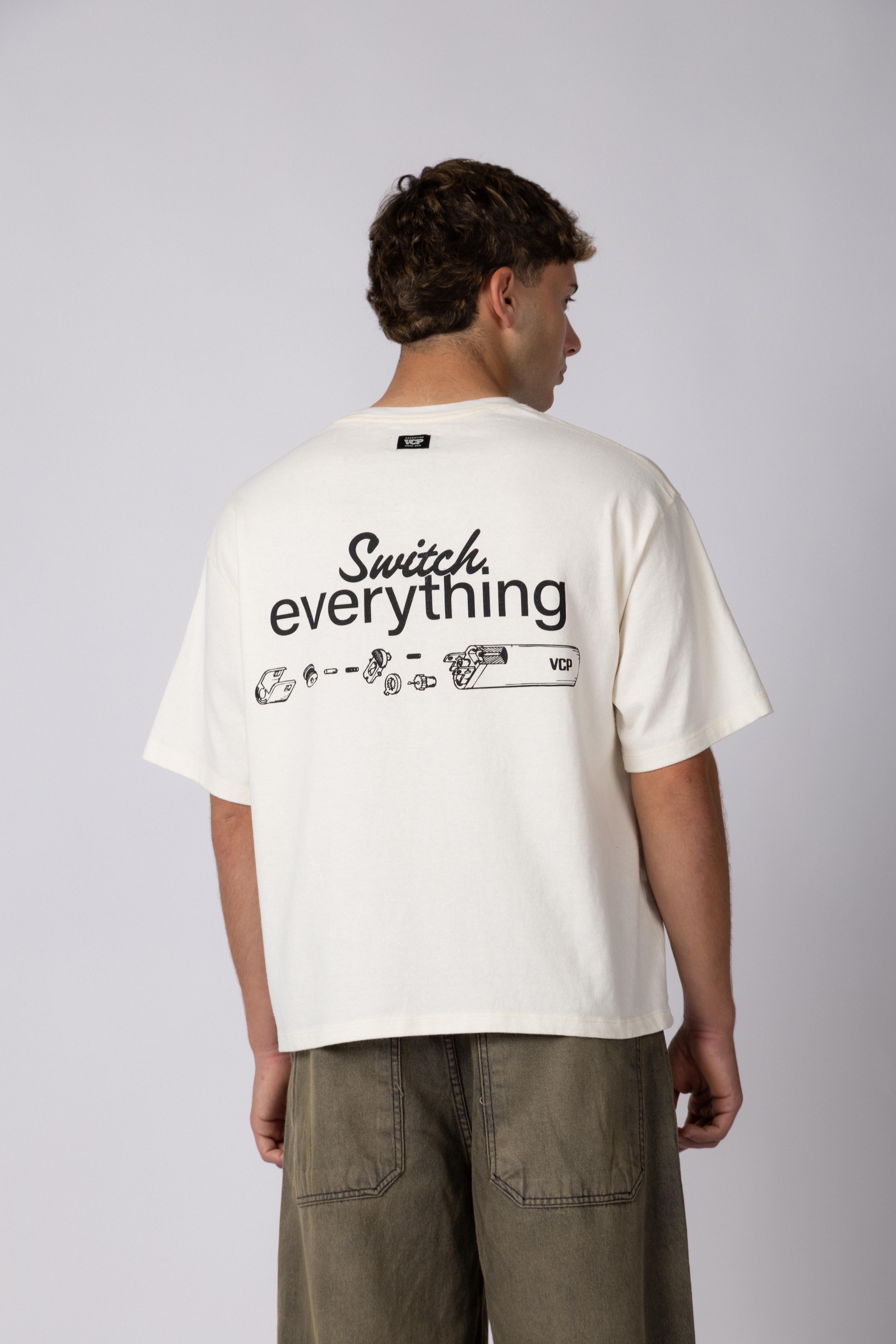 Remera Boxy ZX Switch Crudo