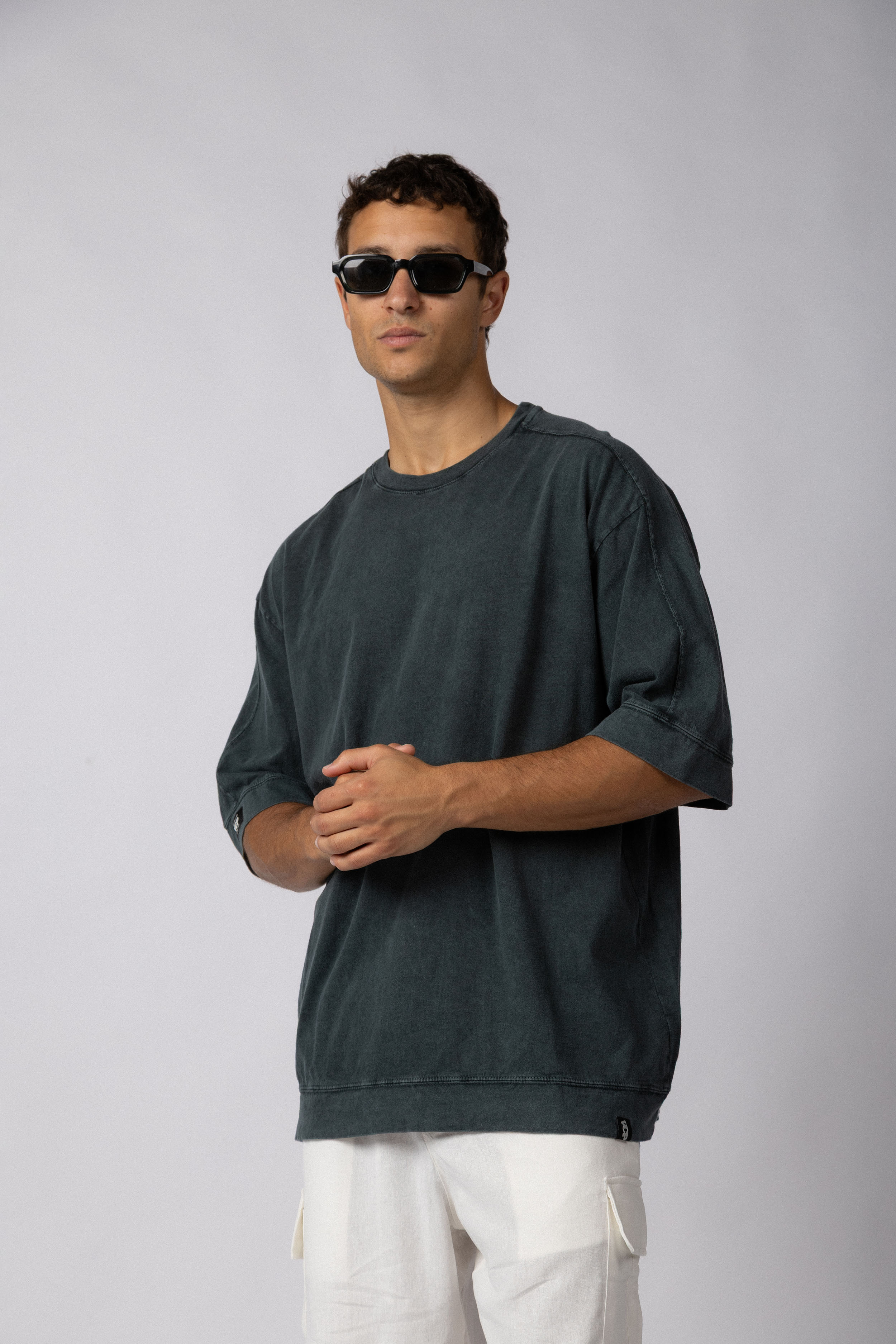 Remera Over Vorn Verde