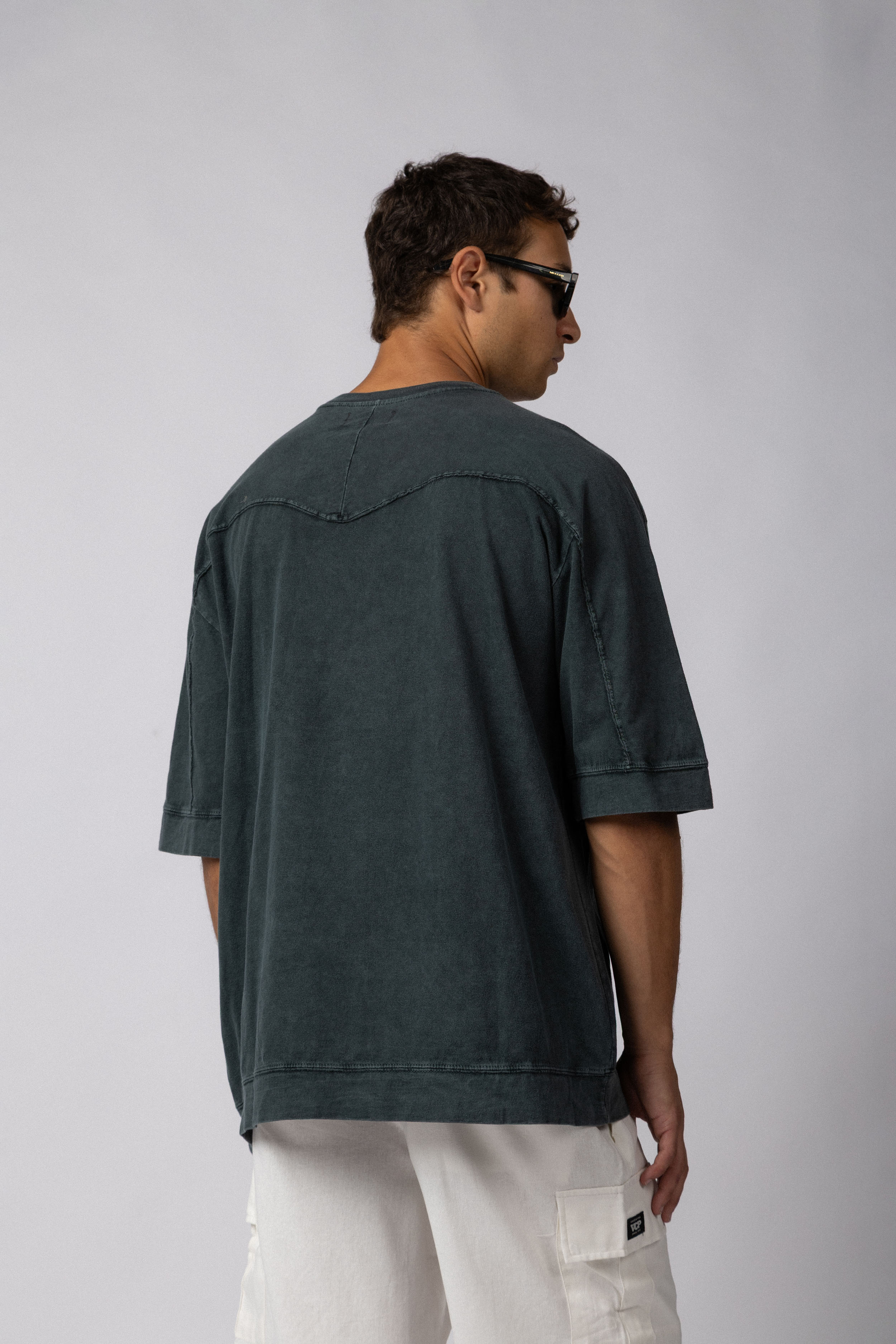 Remera Over Vorn Verde