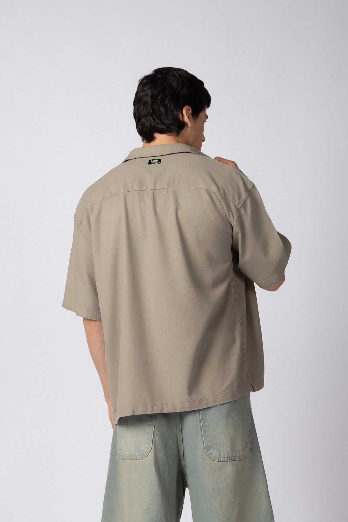 Camisa Manga Corta Lino Rukan Vison