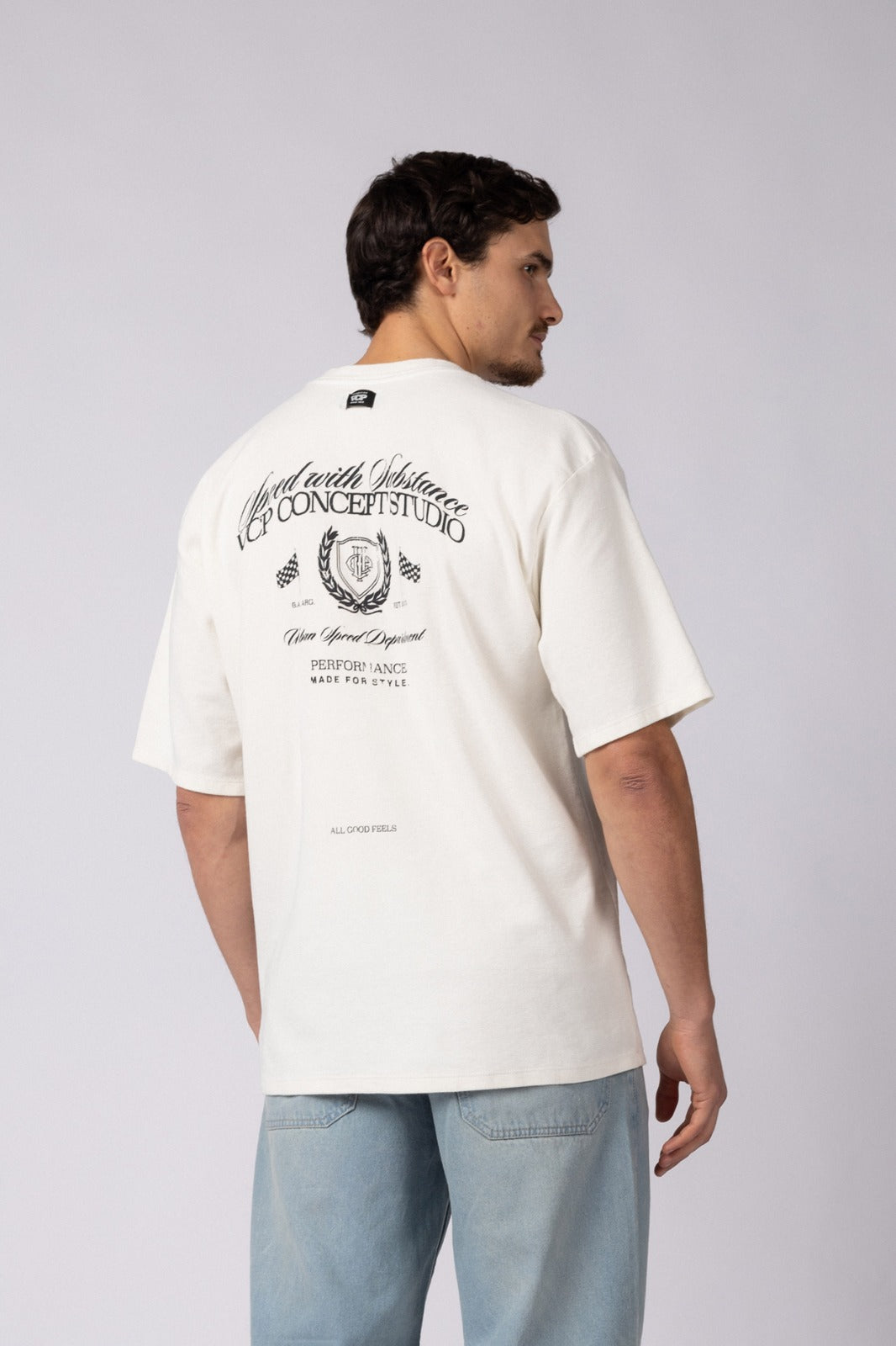 Remera Over Molt Speed Crudo
