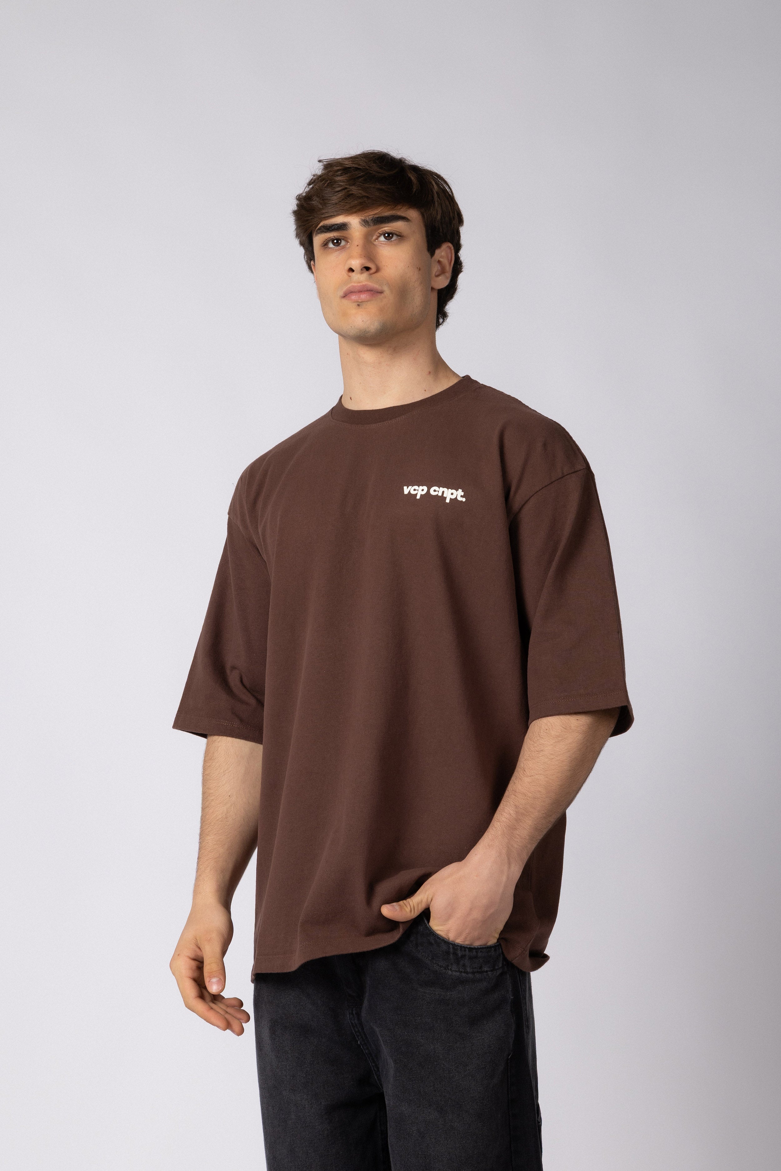 Remera Over Rhy Where Choco