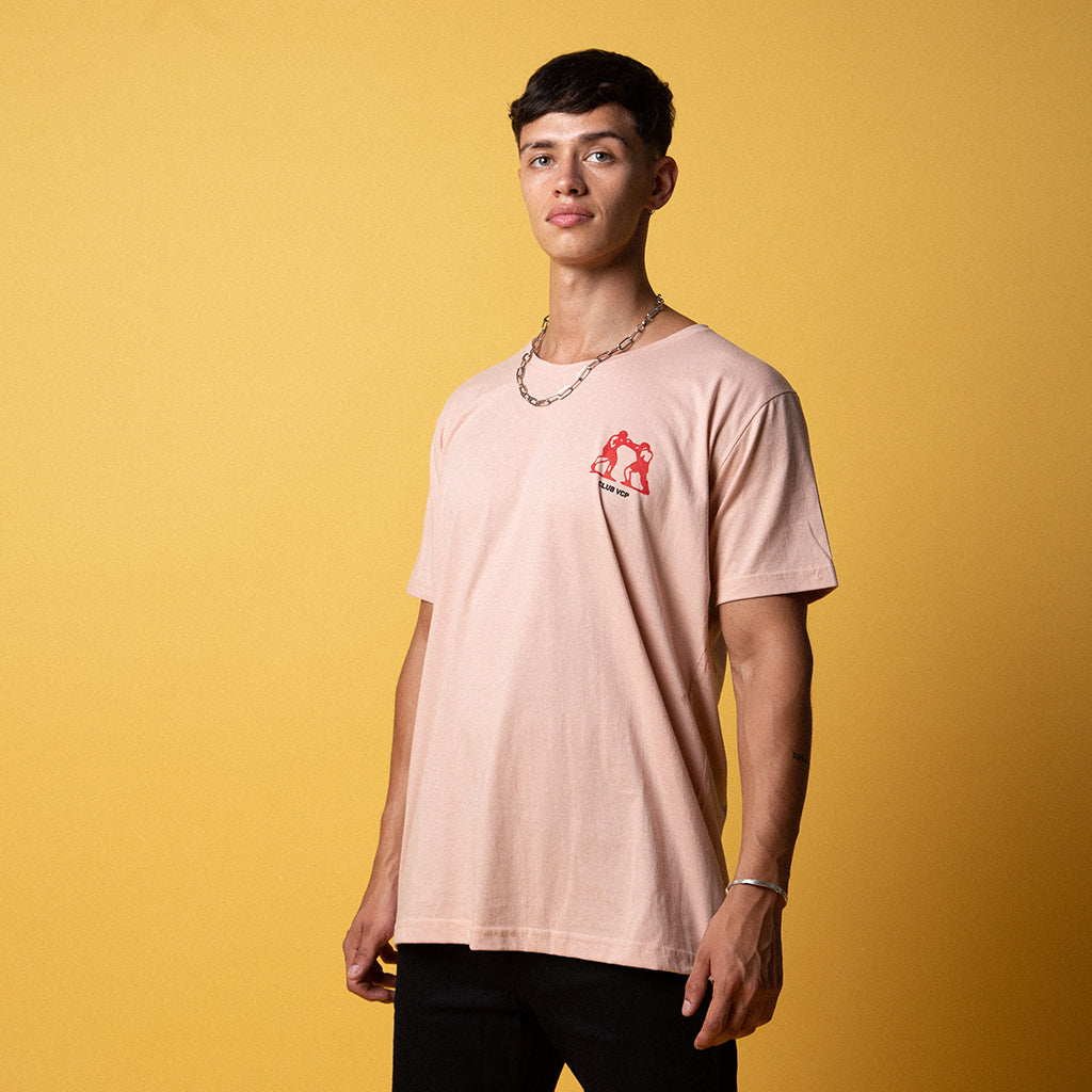Remera Boxing Rosa Vintage