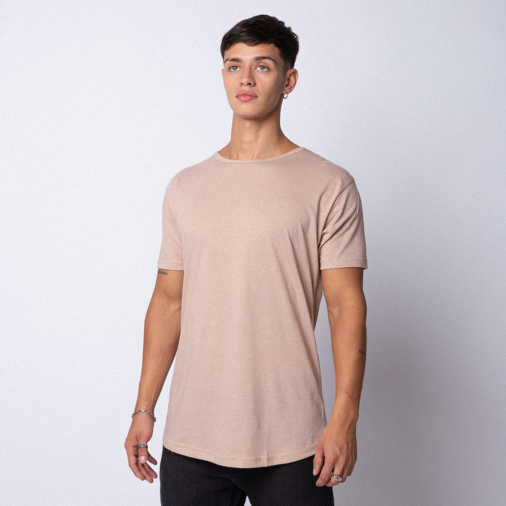 Remera Long-Fit Meka Rosa Vintage